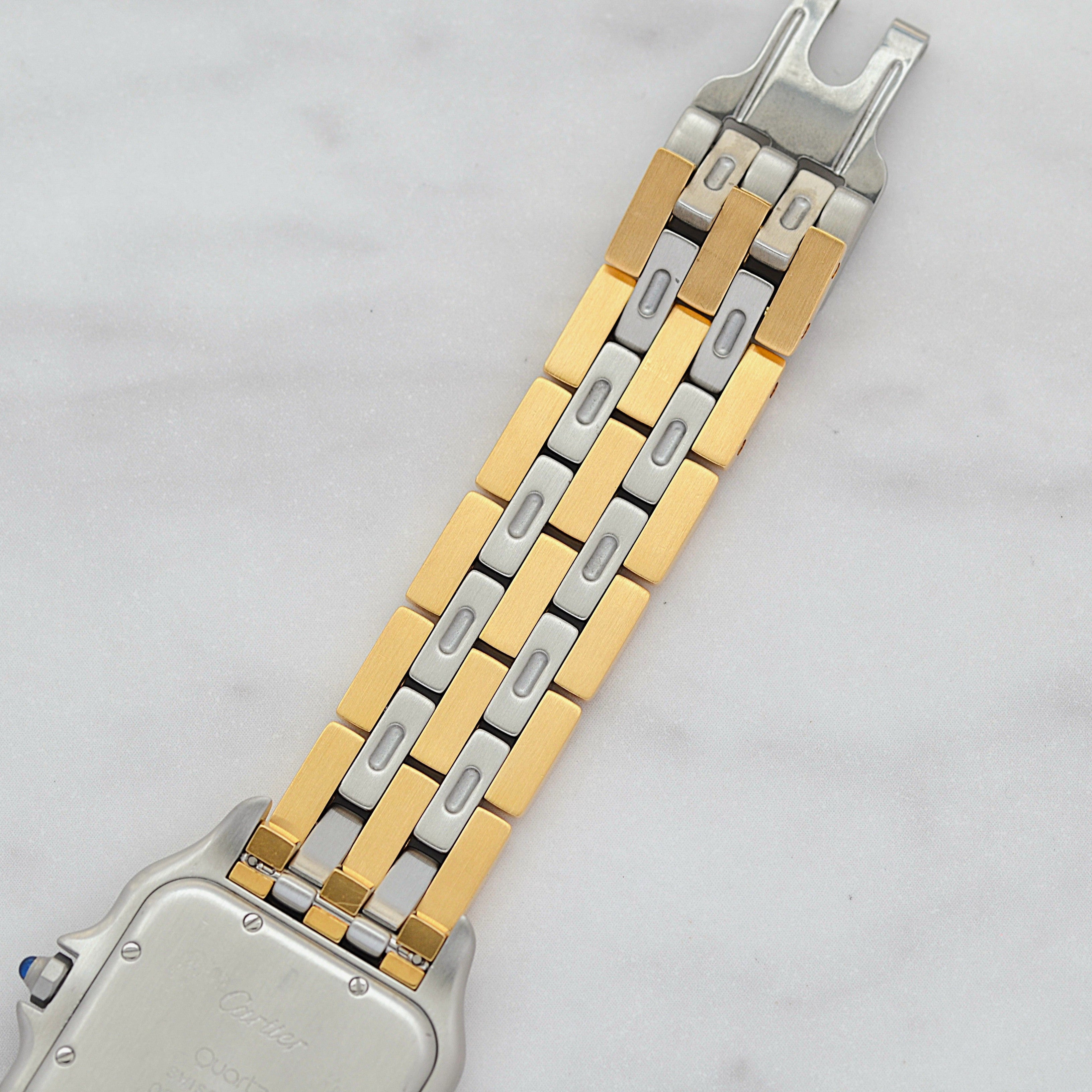 【Cartier】Cartier Panthère MM 3-Row 18K YG x SS, Cartier complete service performed