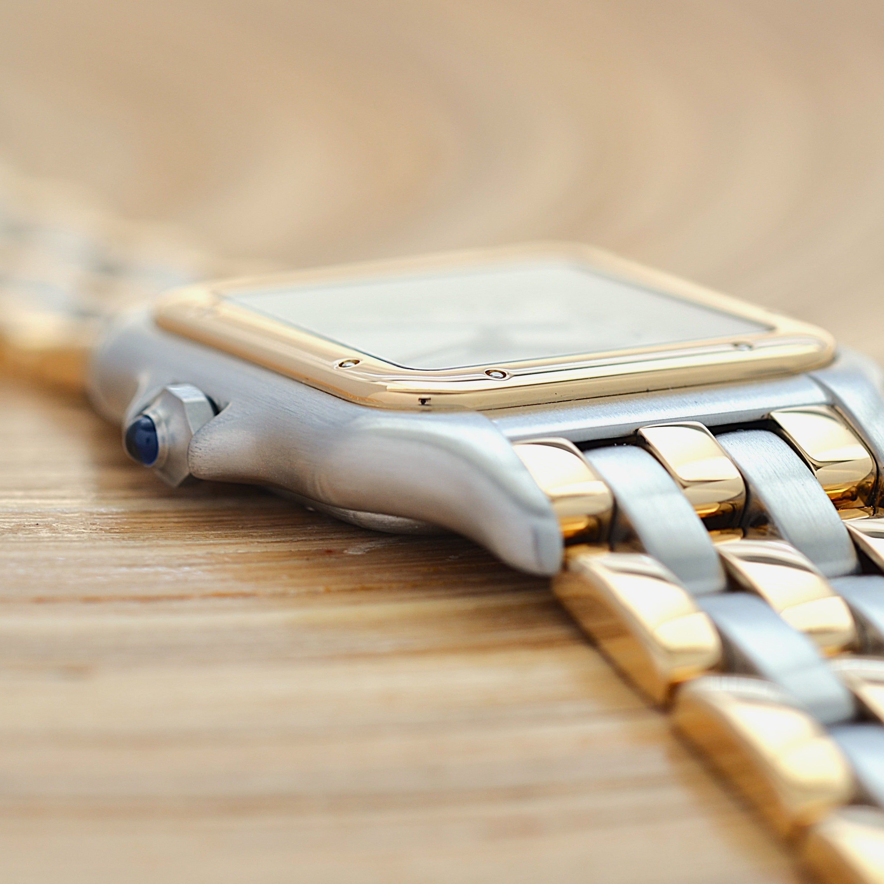 【Cartier】Cartier Panthère MM 3-Row 18K YG x SS, Cartier complete service performed