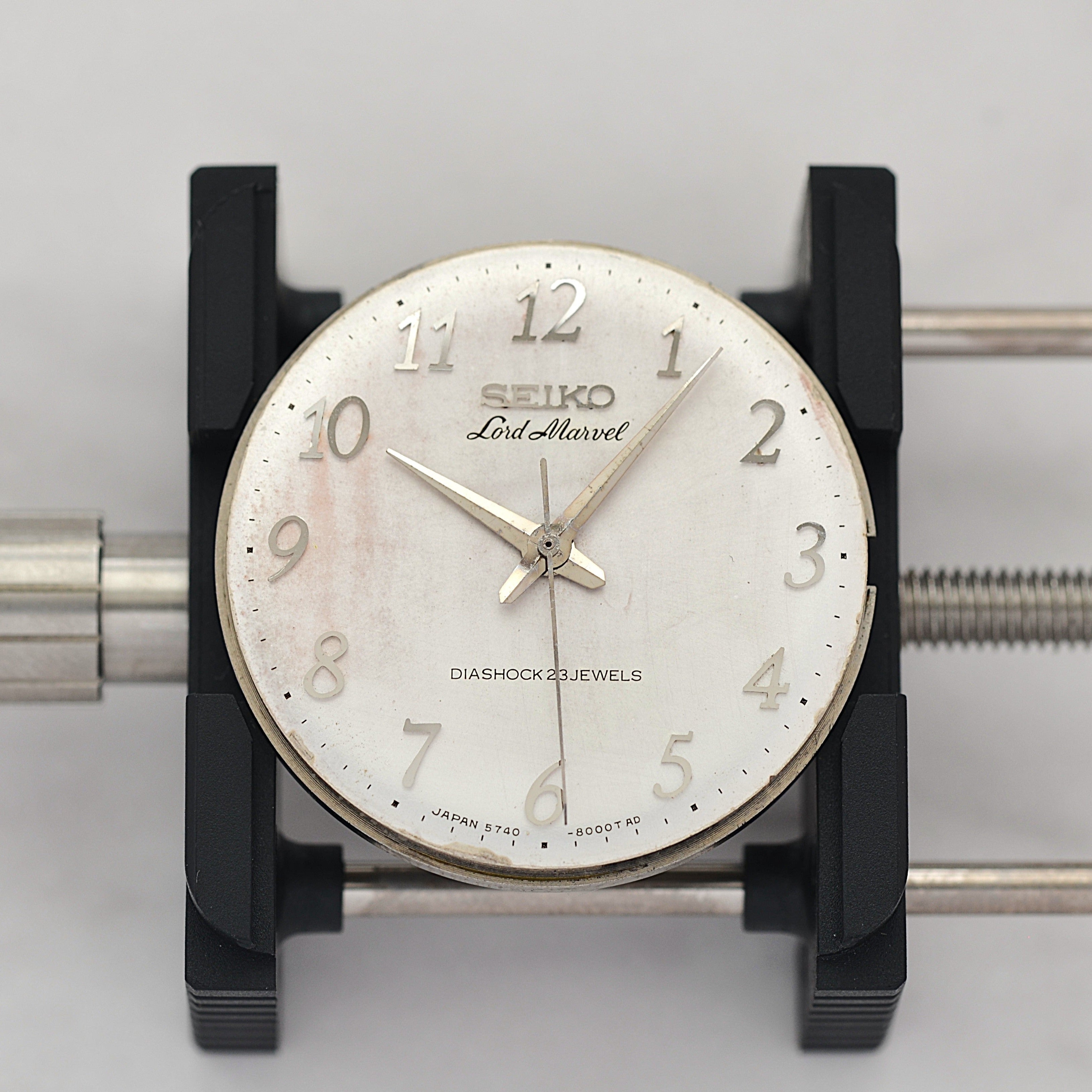 【SEIKO】セイコー ロードマーベル SS アラビア 5740-8000 純正尾錠付き