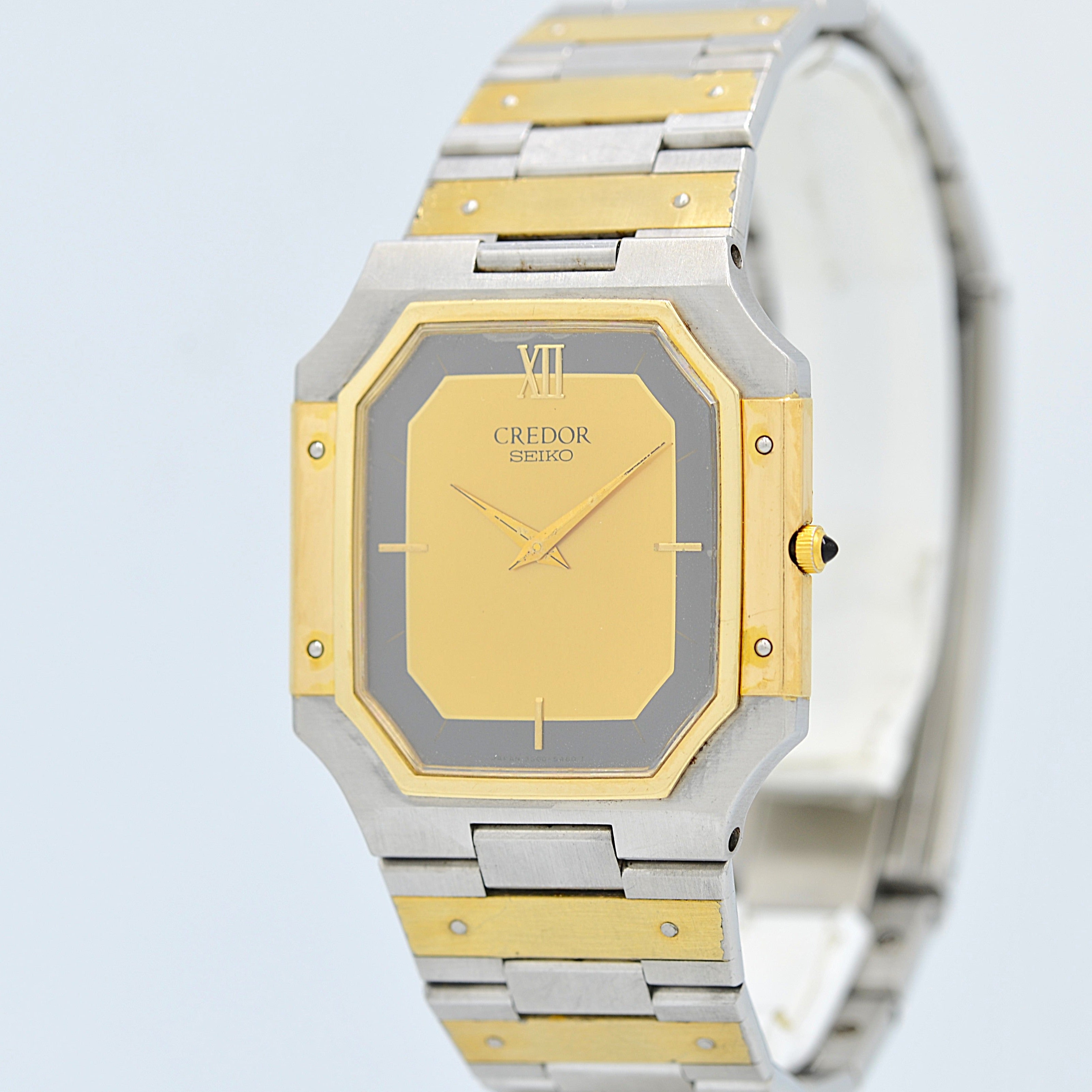 【SEIKO】 セイコー クレドール 14KYG×SS 9300-5320 1981年11月製造