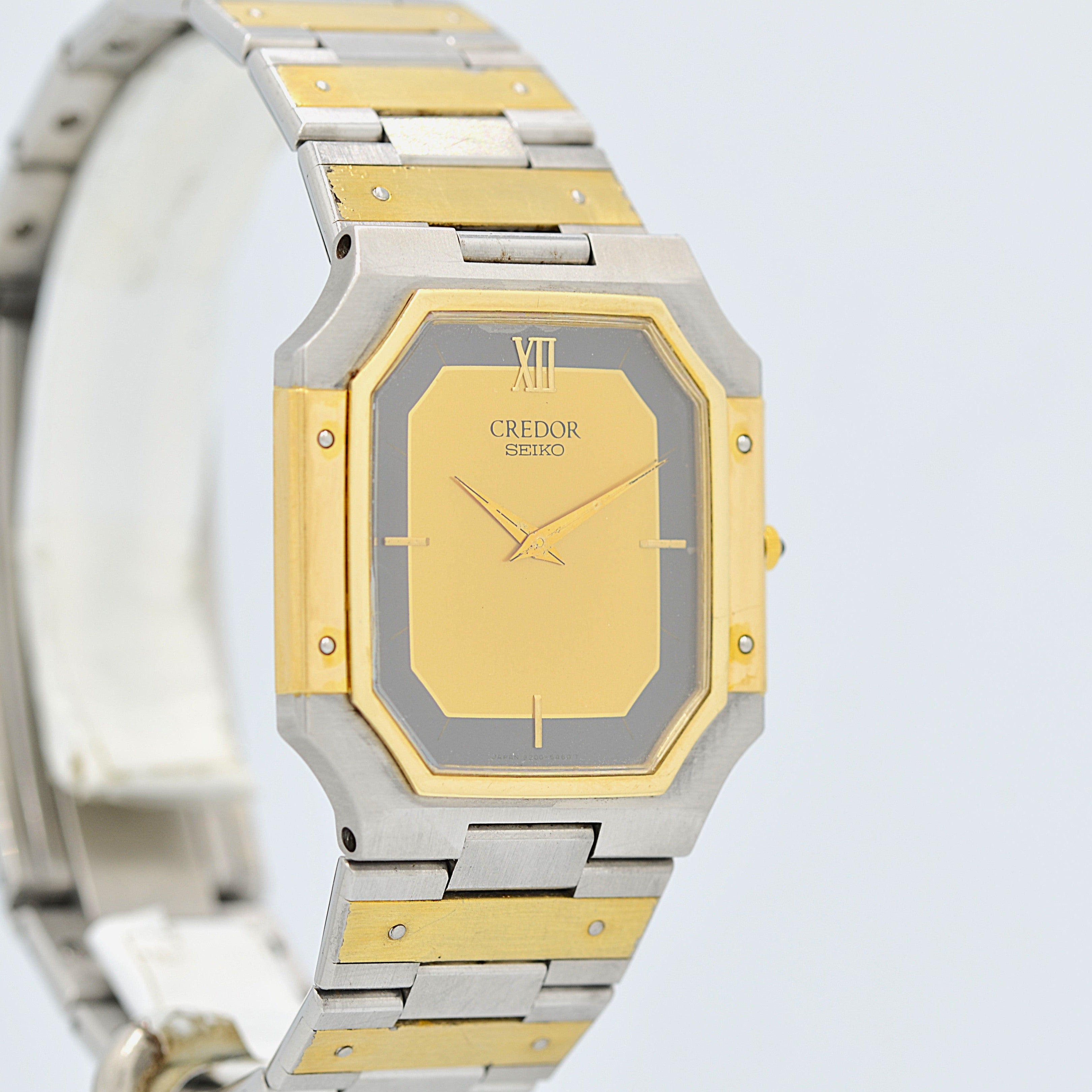【SEIKO】 セイコー クレドール 14KYG×SS 9300-5320 1981年11月製造