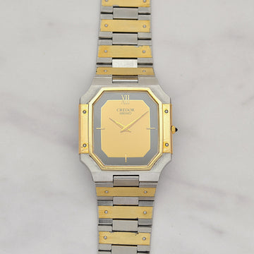 SEIKO】 セイコー クレドール 14KYG×SS 9300-5320 1981年11月製造