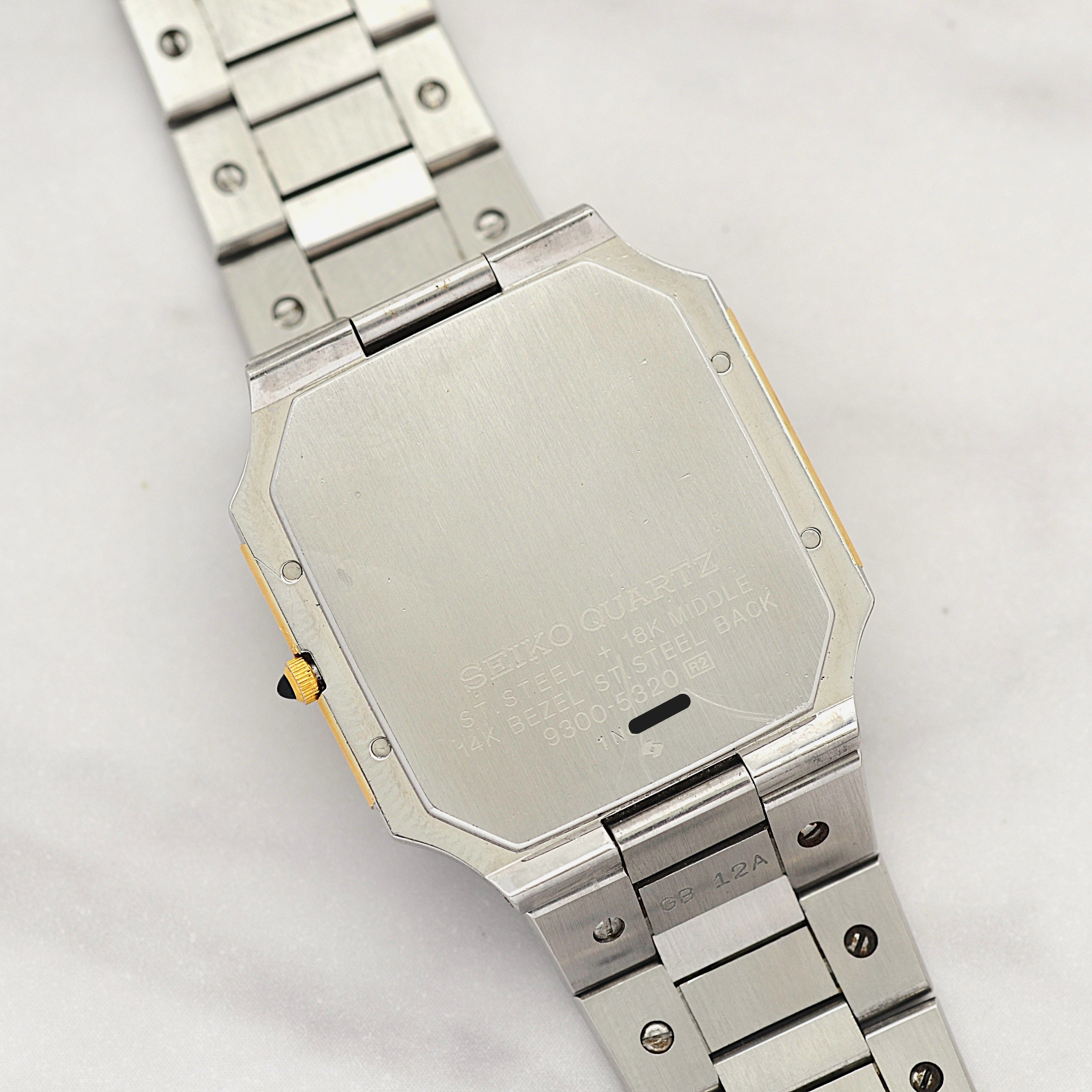 【SEIKO】 セイコー クレドール 14KYG×SS 9300-5320 1981年11月製造