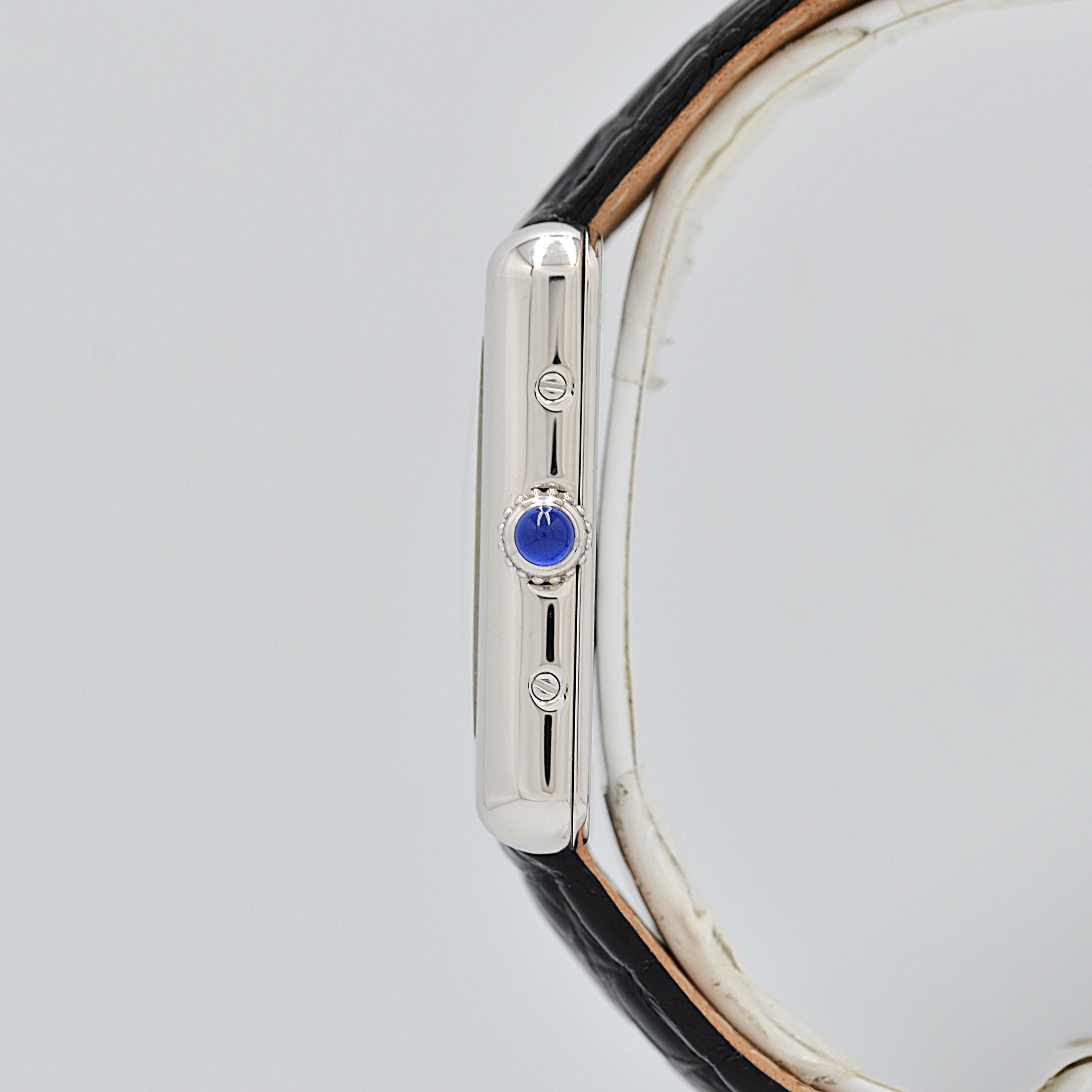 【Cartier】カルティエ マストタンクSM 後期型 飛びローマ 純正Dバックル付き