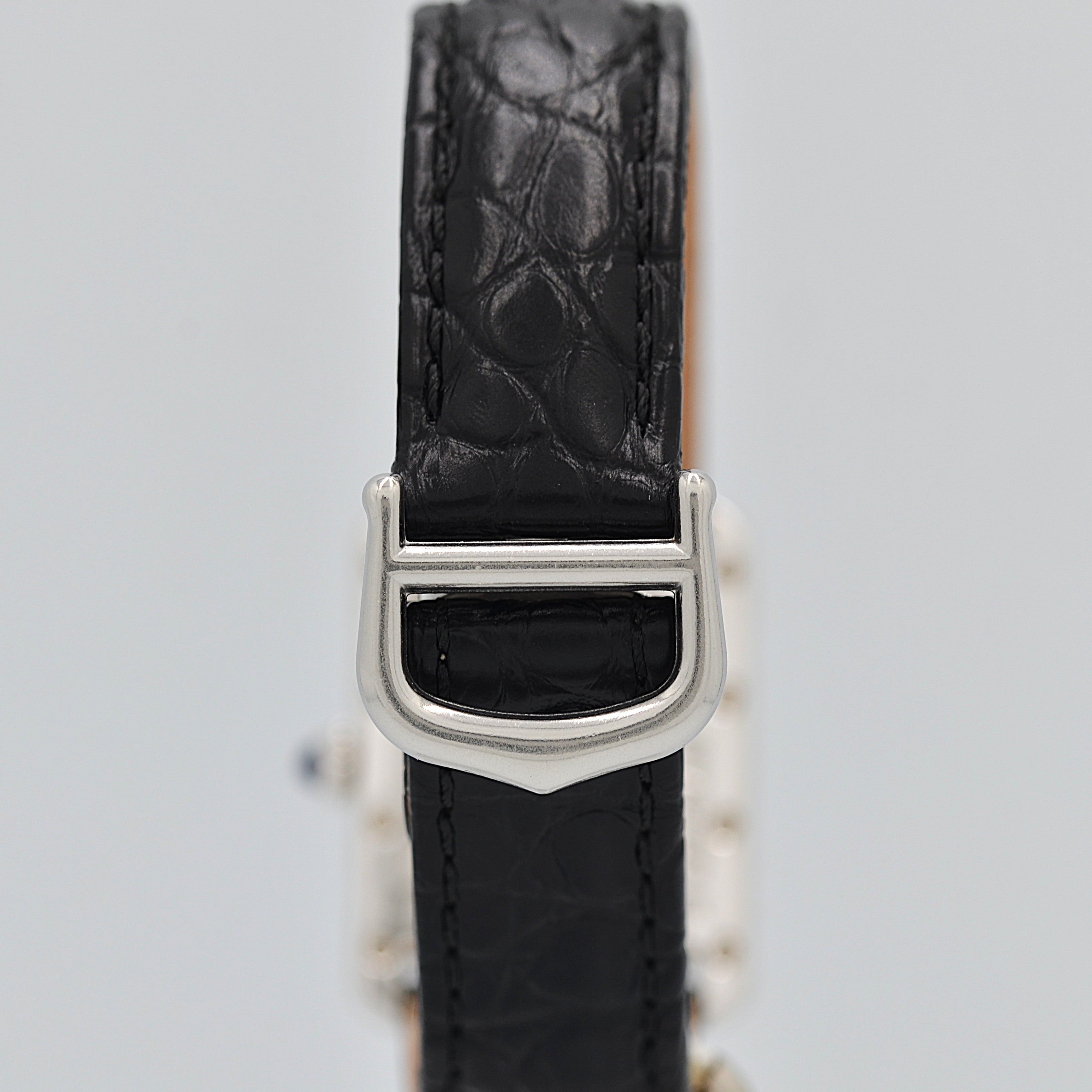 【Cartier】カルティエ マストタンクSM 後期型 飛びローマ 純正Dバックル付き