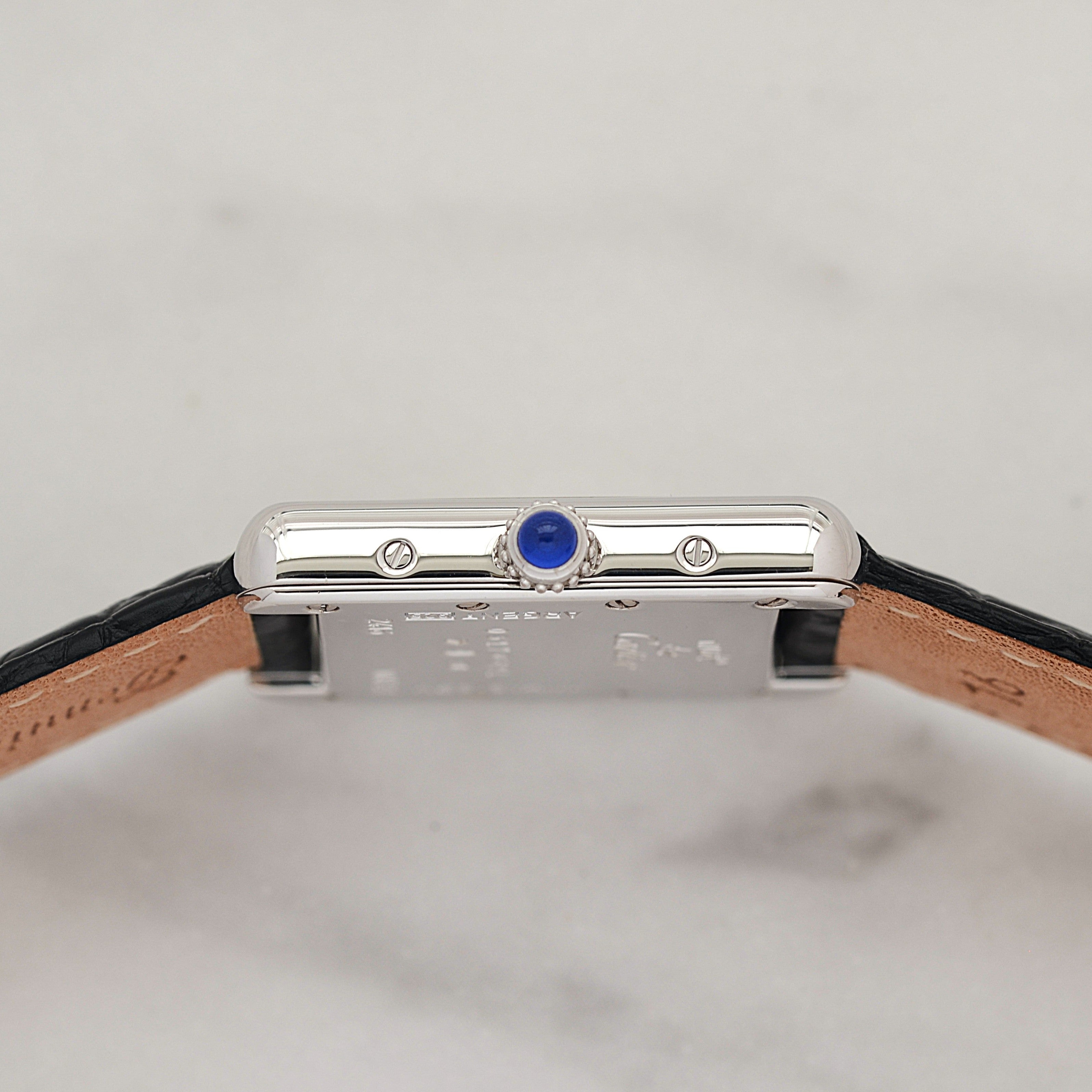 【Cartier】カルティエ マストタンクSM 後期型 飛びローマ 純正Dバックル付き