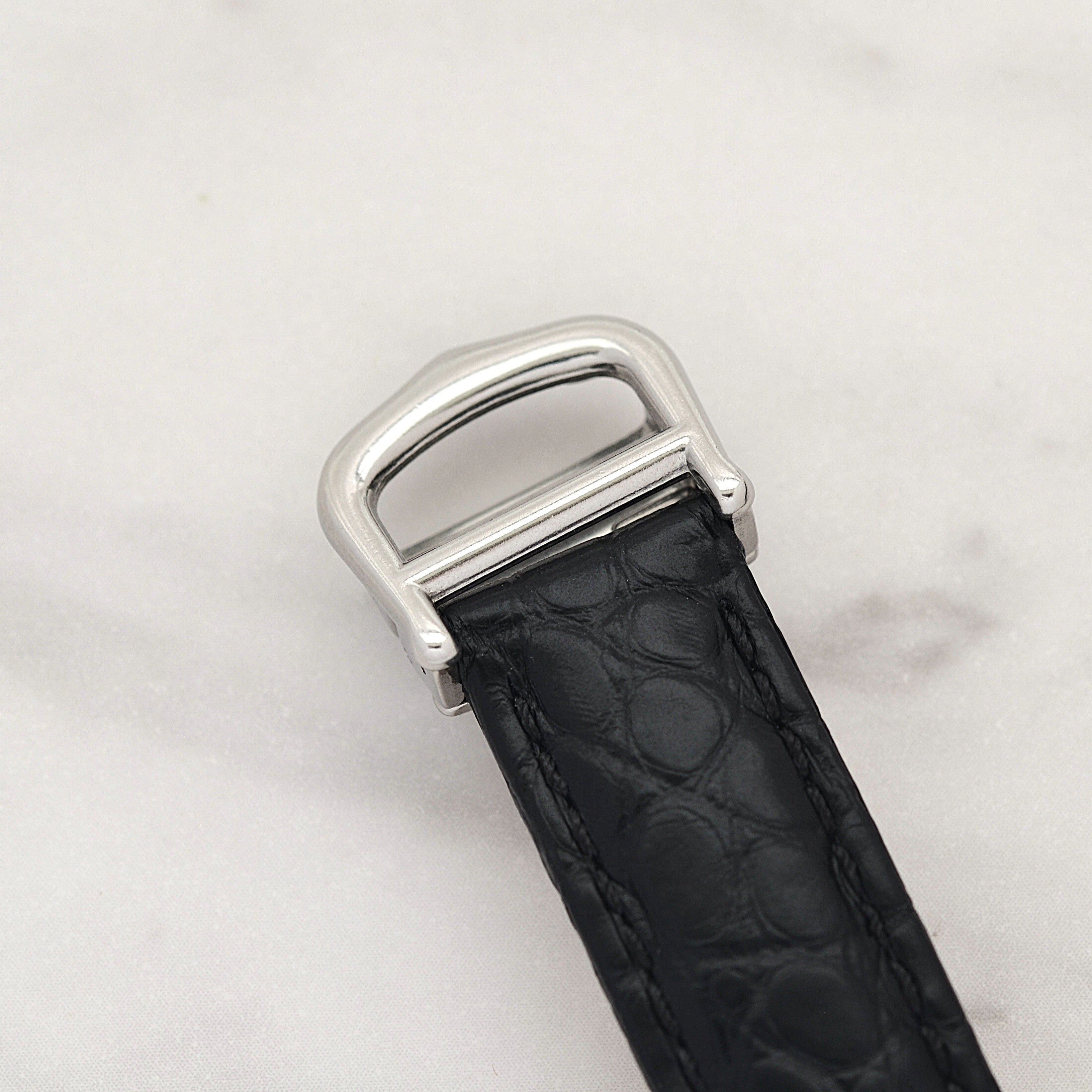 【Cartier】カルティエ マストタンクSM 後期型 飛びローマ 純正Dバックル付き