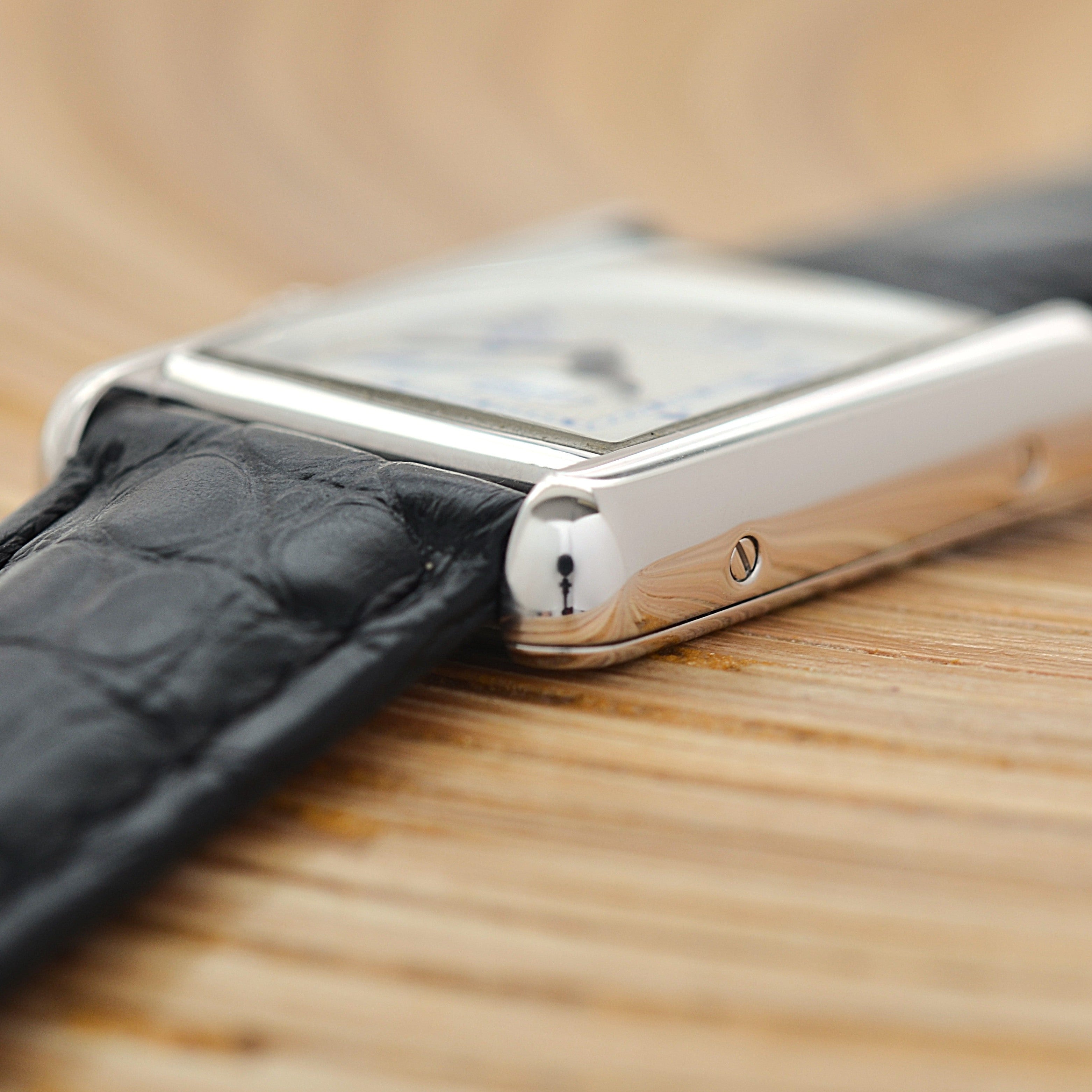 【Cartier】カルティエ マストタンクSM 後期型 飛びローマ 純正Dバックル付き