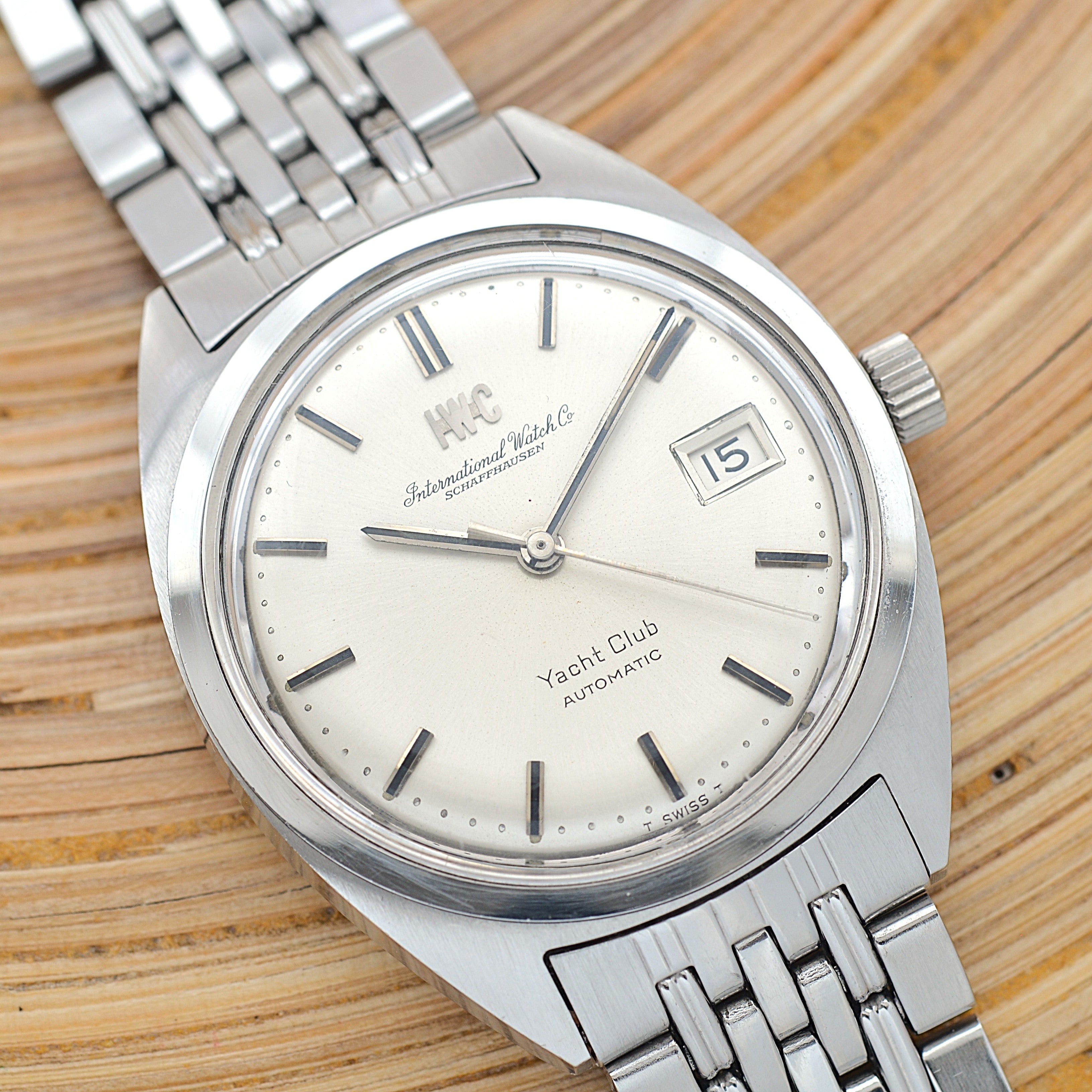 【IWC】アイダブリューシー ヨットクラブ R811AD Cal.8541B ゲイフレアー製純正ブレスレット付き 1968年製