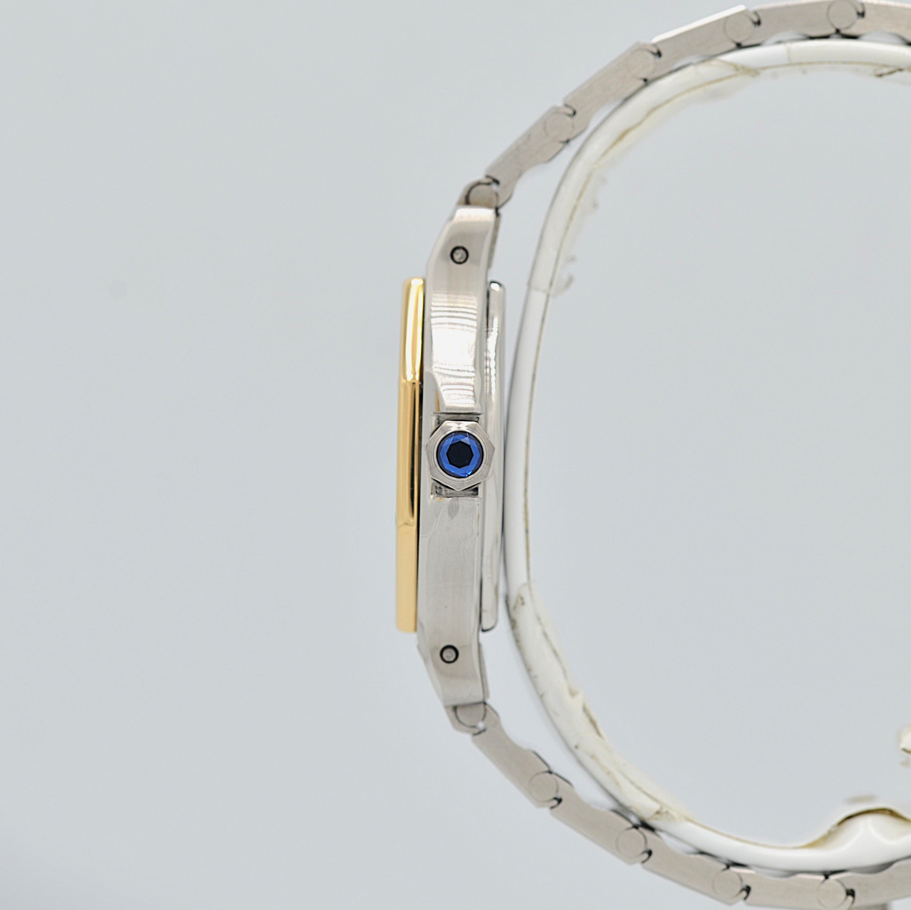 【Cartier】カルティエ サントスオクタゴン SM 18KYG×SS クォーツモデル カルティエコンプリートサービス済み