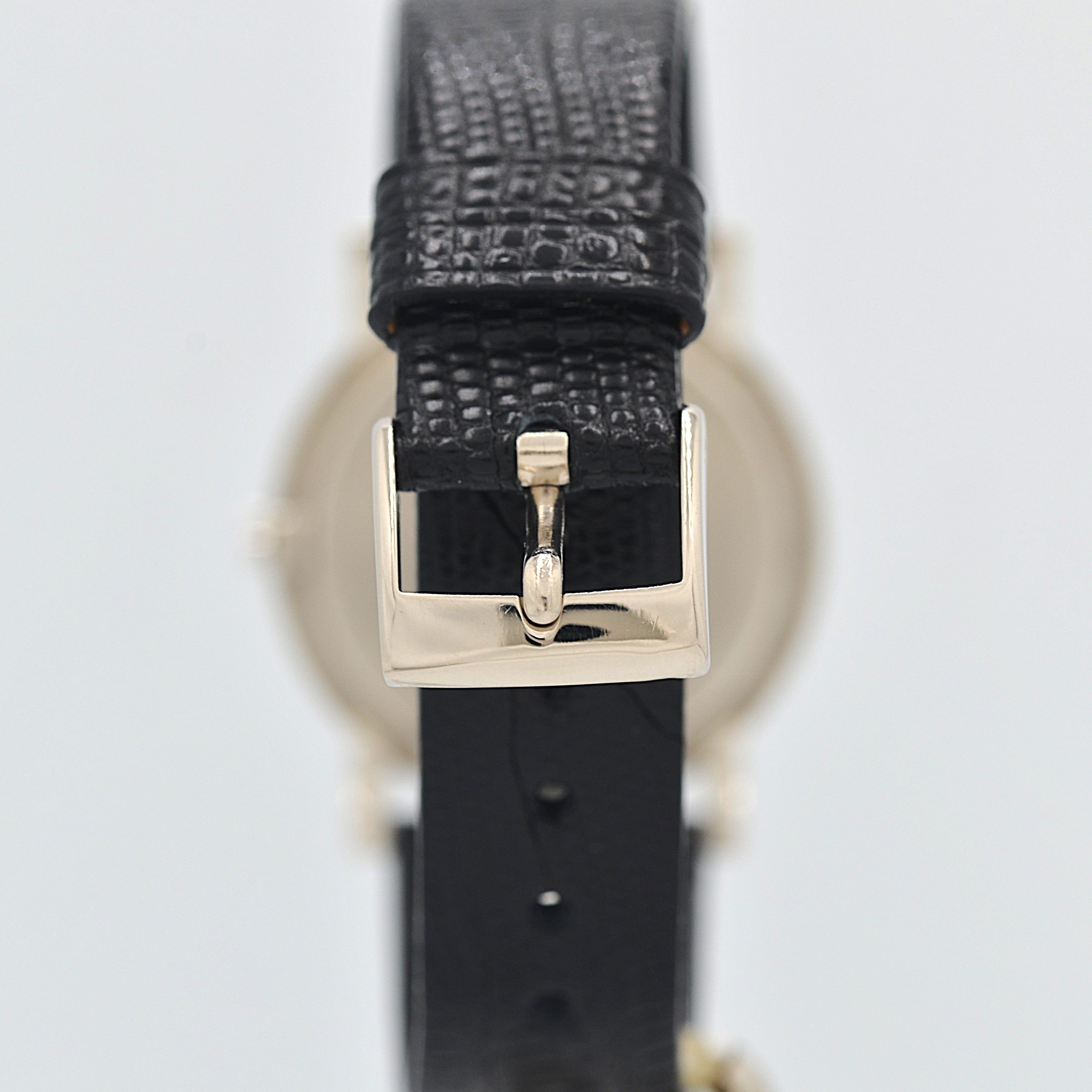 【AUDEMARS PIGUET】オーデマピゲ ラウンドモデル 18KWG 純正18KWGバックル 純正ボックス付き