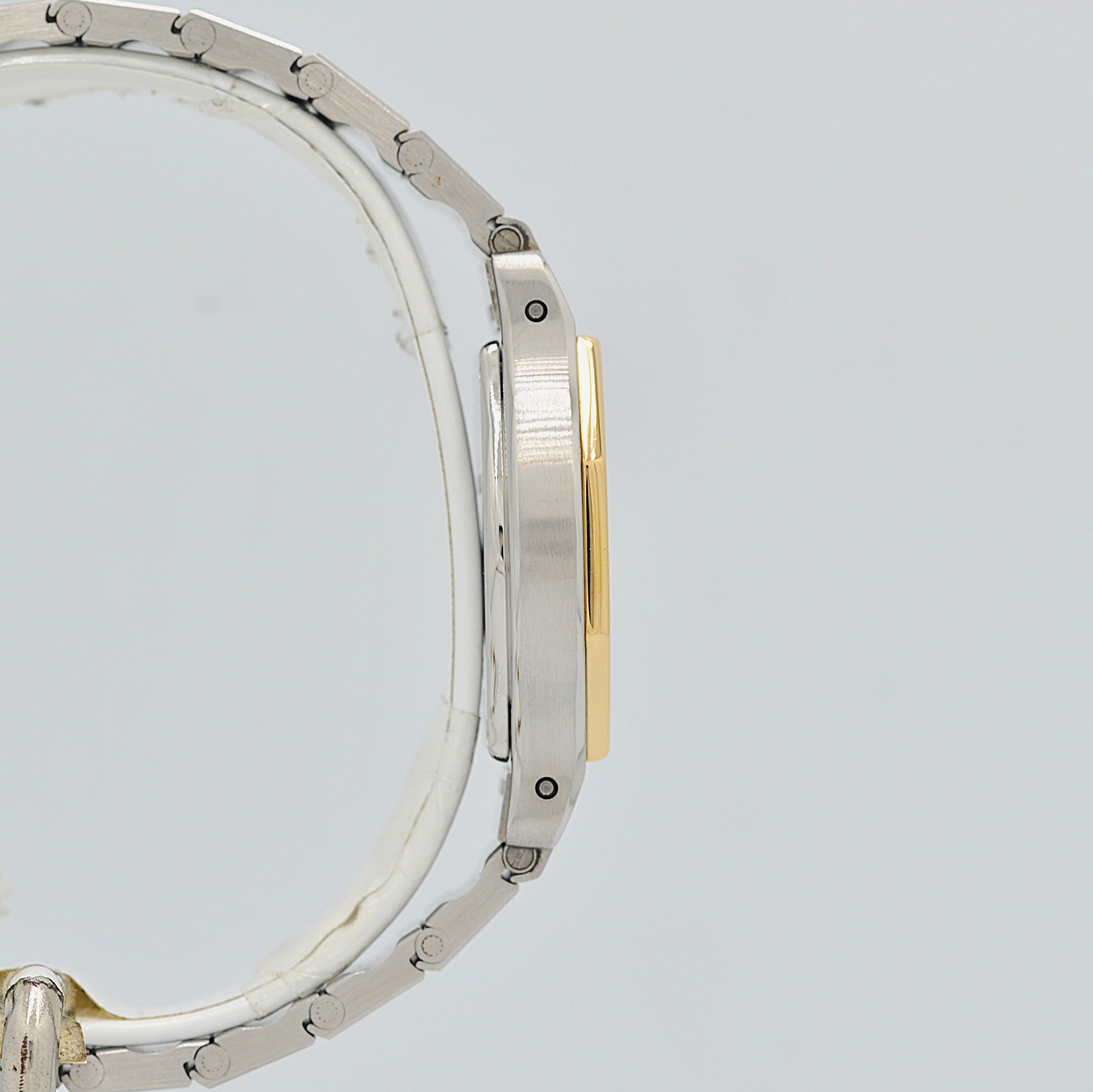 【Cartier】カルティエ サントスオクタゴン SM 18KYG×SS クォーツモデル カルティエコンプリートサービス済み
