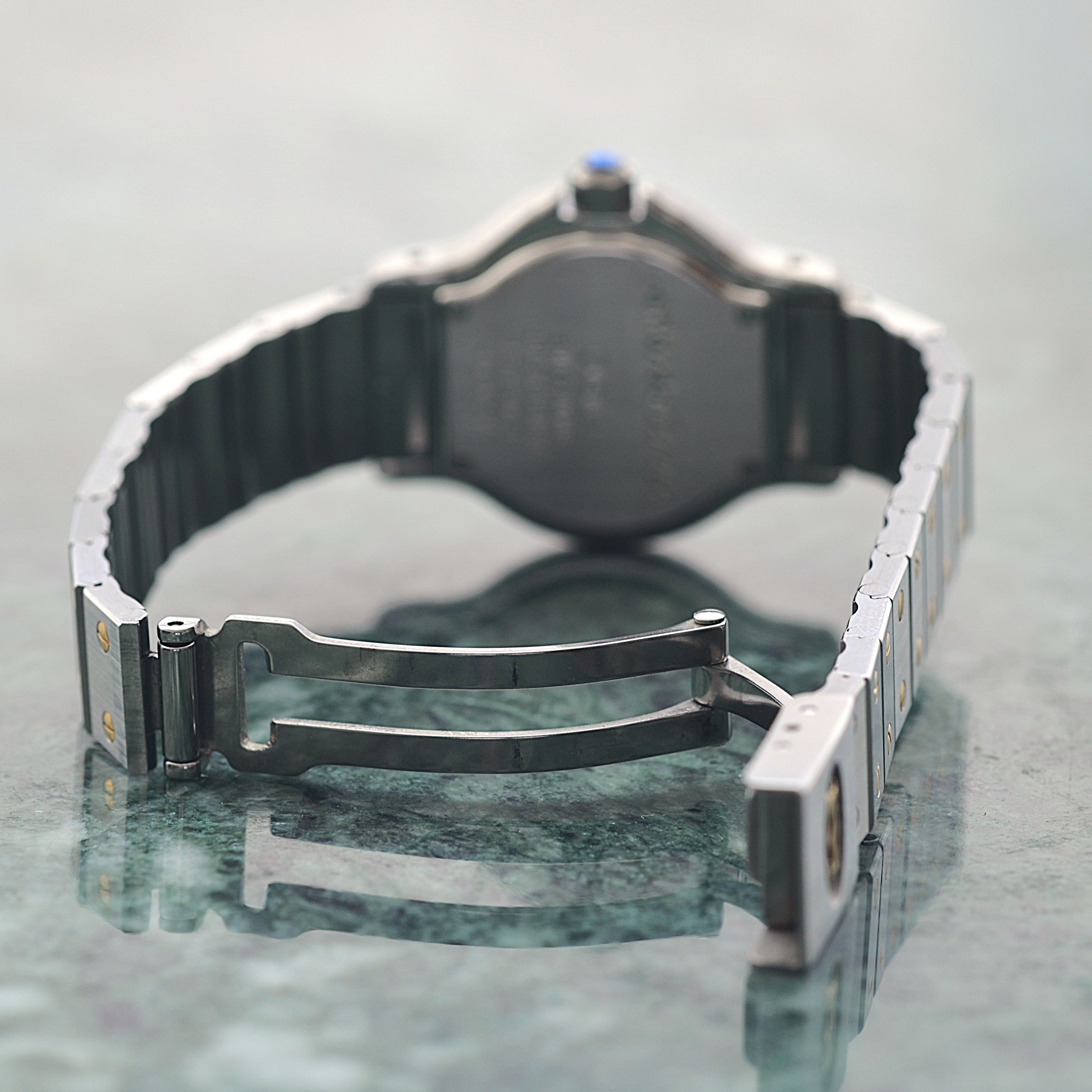 【Cartier】カルティエ サントスオクタゴン SM 18KYG×SS クォーツモデル カルティエコンプリートサービス済み