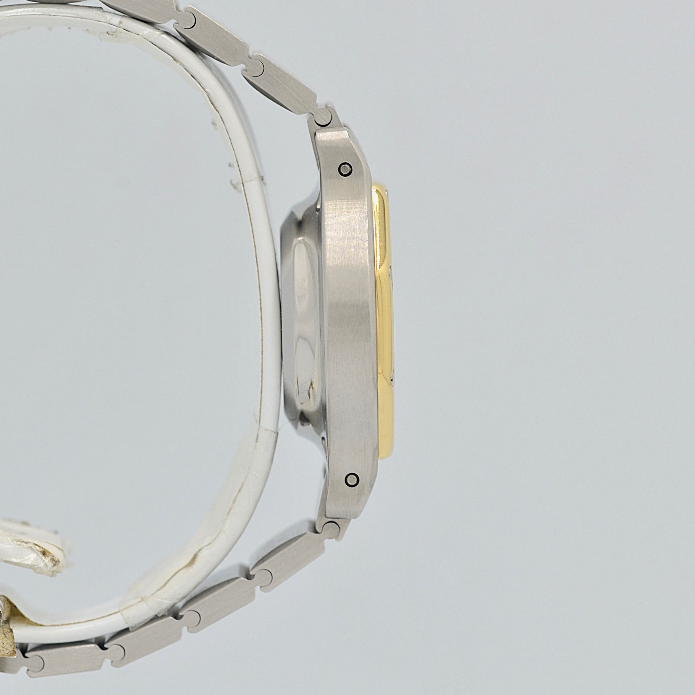 【Cartier】カルティエ サントスオクタゴンSM 18KYG×SS 永久保証書付き カルティエコンプリートサービス済み