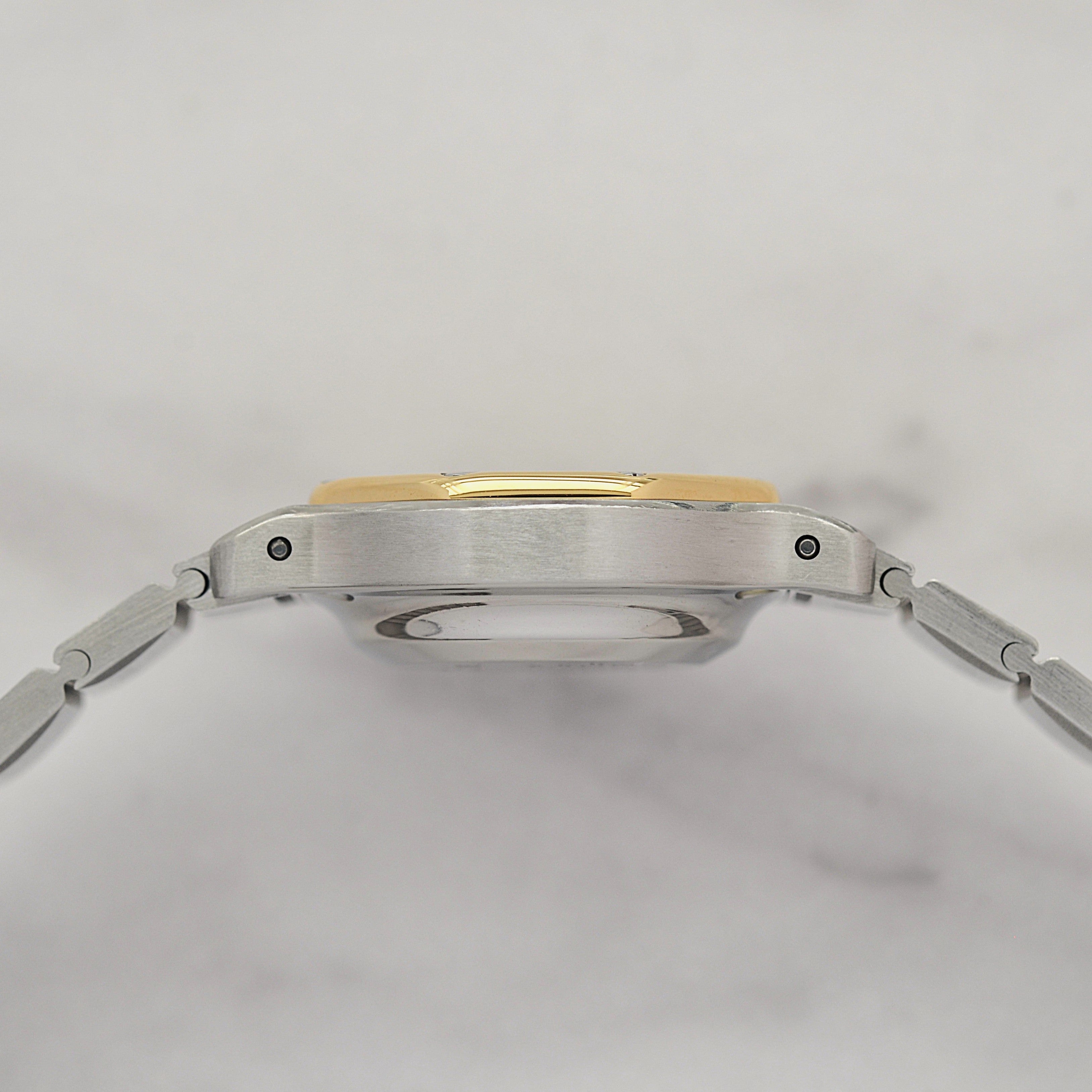 【Cartier】カルティエ サントスオクタゴンSM 18KYG×SS 永久保証書付き カルティエコンプリートサービス済み