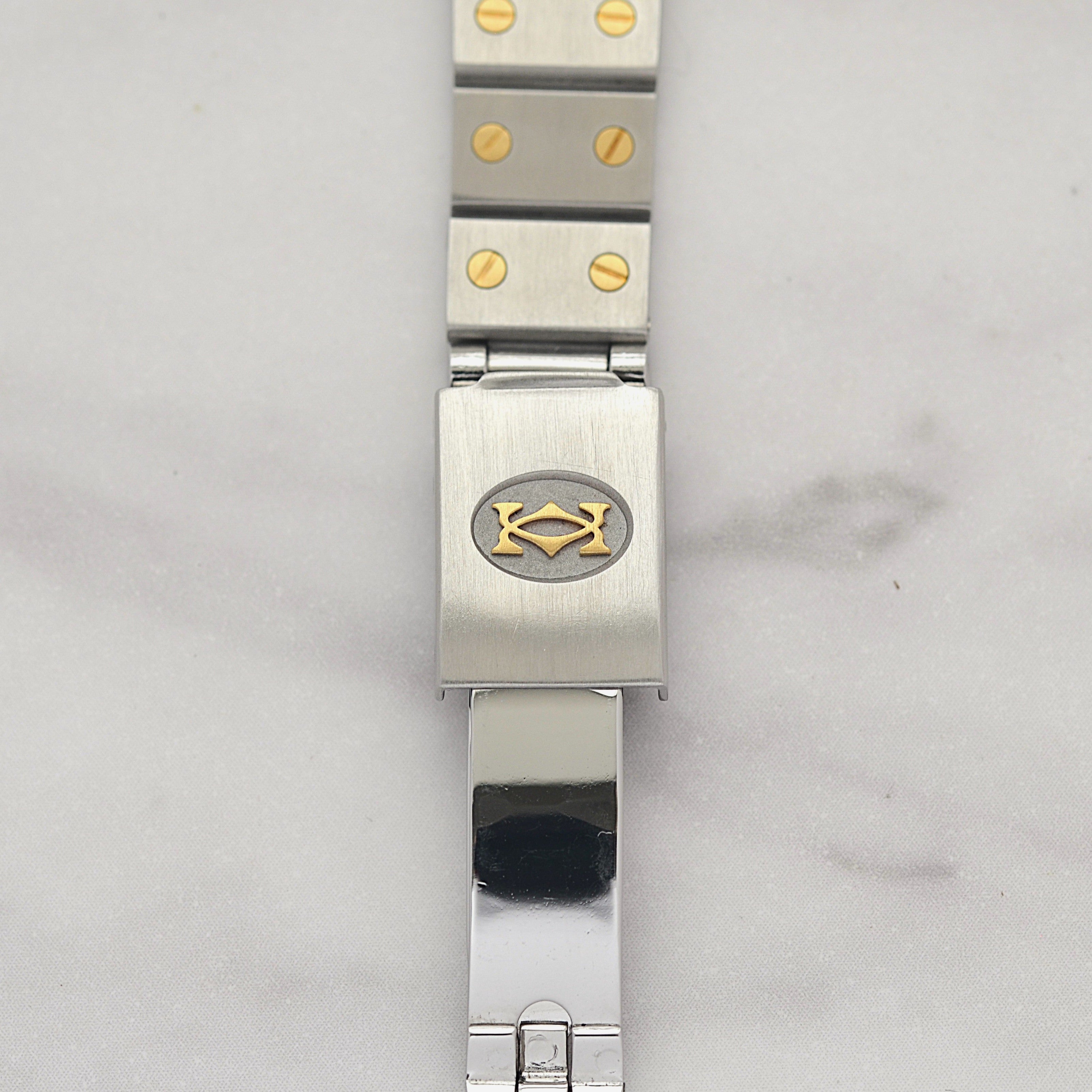【Cartier】カルティエ サントスオクタゴンSM 18KYG×SS 永久保証書付き カルティエコンプリートサービス済み