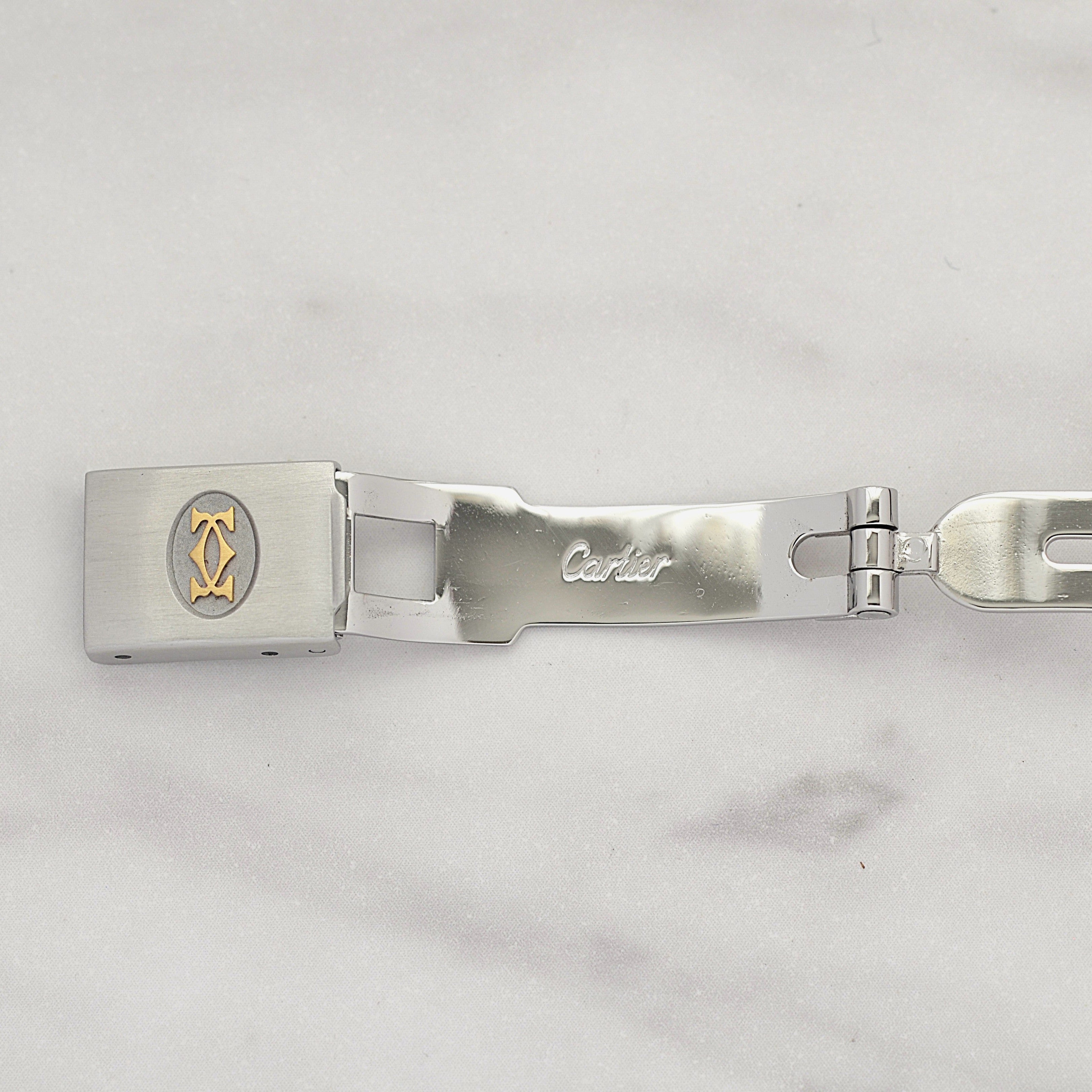 【Cartier】カルティエ サントスオクタゴンSM 18KYG×SS 永久保証書付き カルティエコンプリートサービス済み