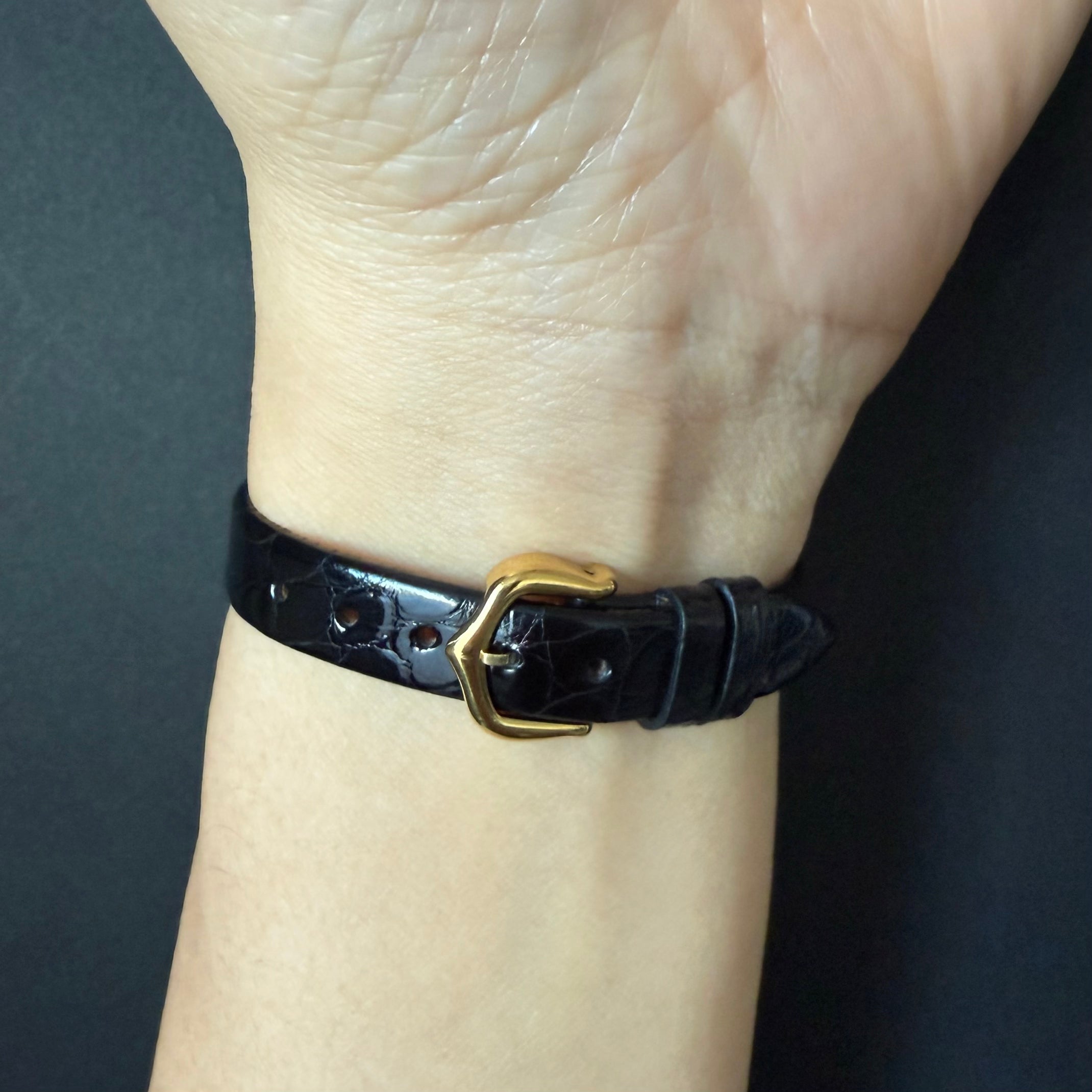 【Cartier】カルティエ ミニヴァンドーム18KYG 純正金張り尾錠付き