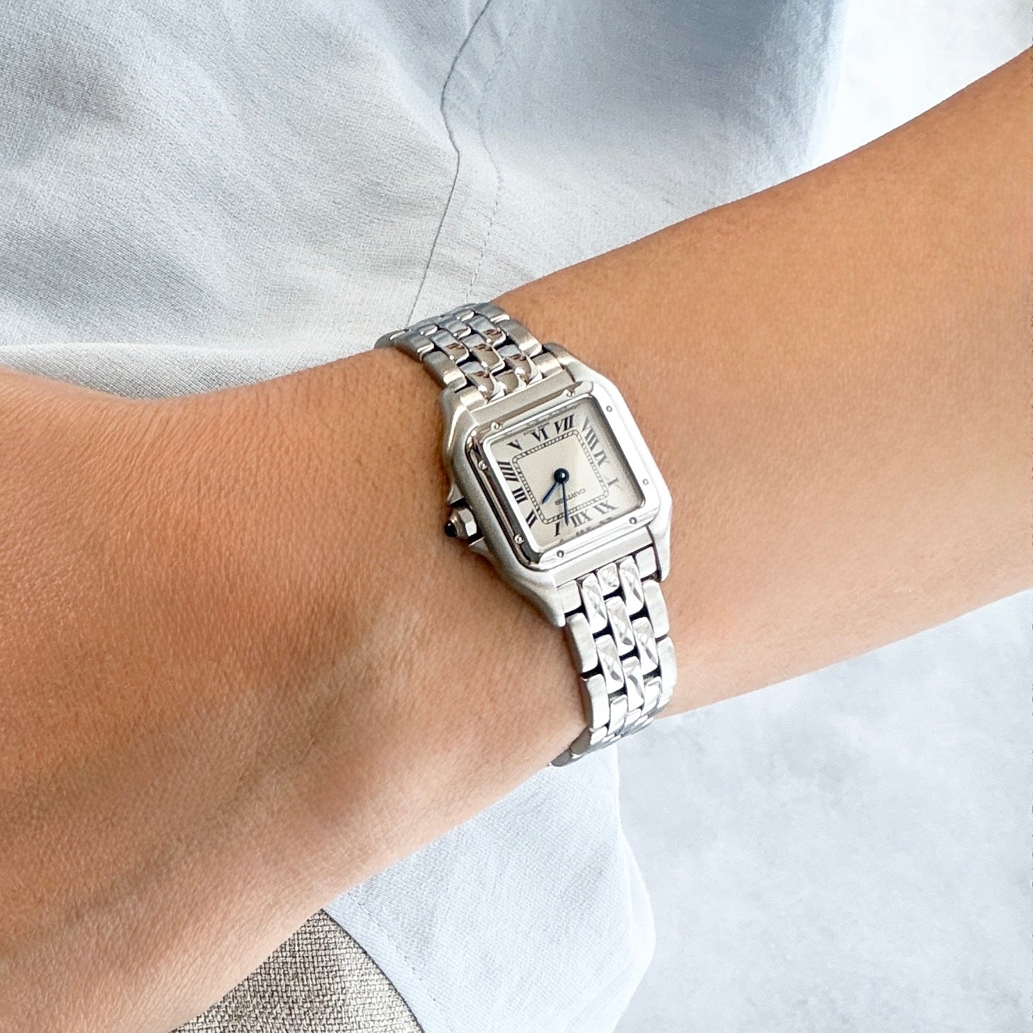 【Cartier】カルティエ パンテール SM ステンレス カルティエコンプリートサービス済み