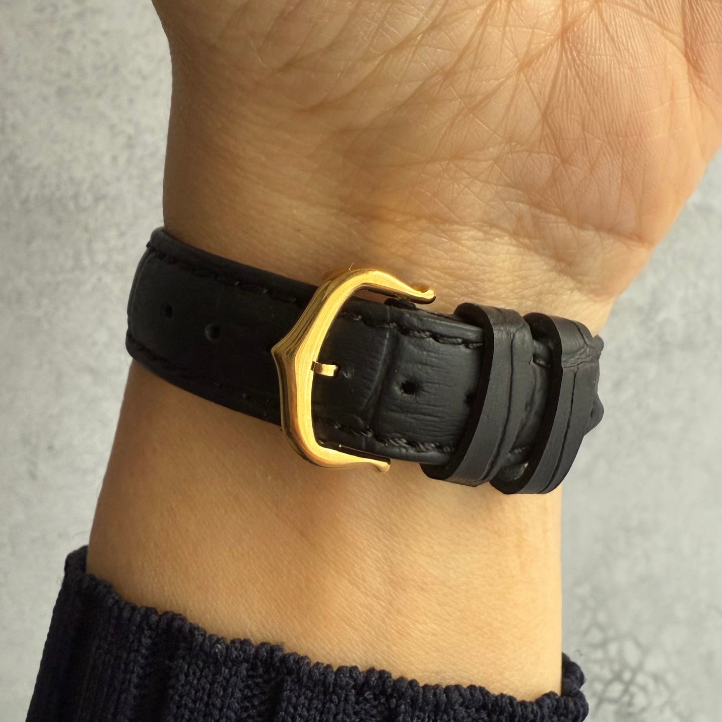 【Cartier】カルティエ マストタンクSM アイボリーローマ 純正尾錠付き