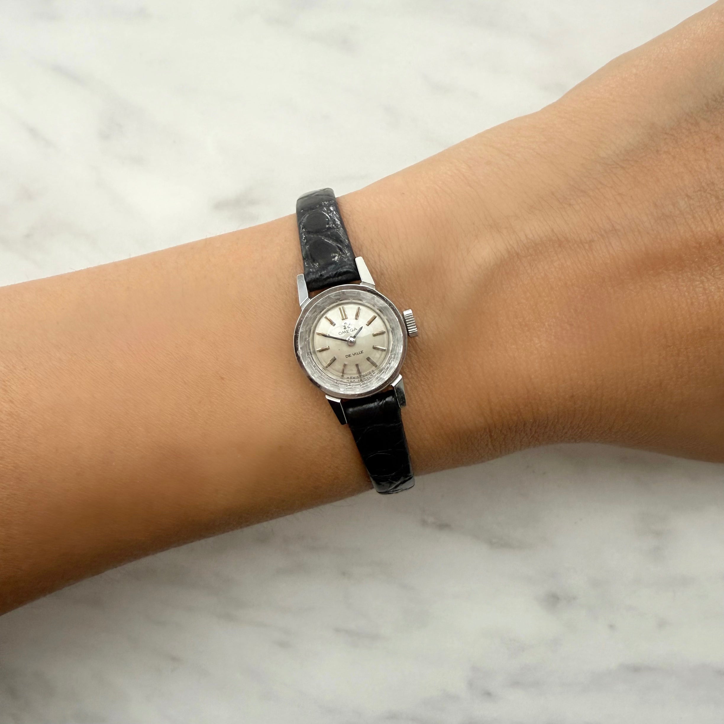 【OMEGA】オメガ デヴィル SS カットガラス デッドストック