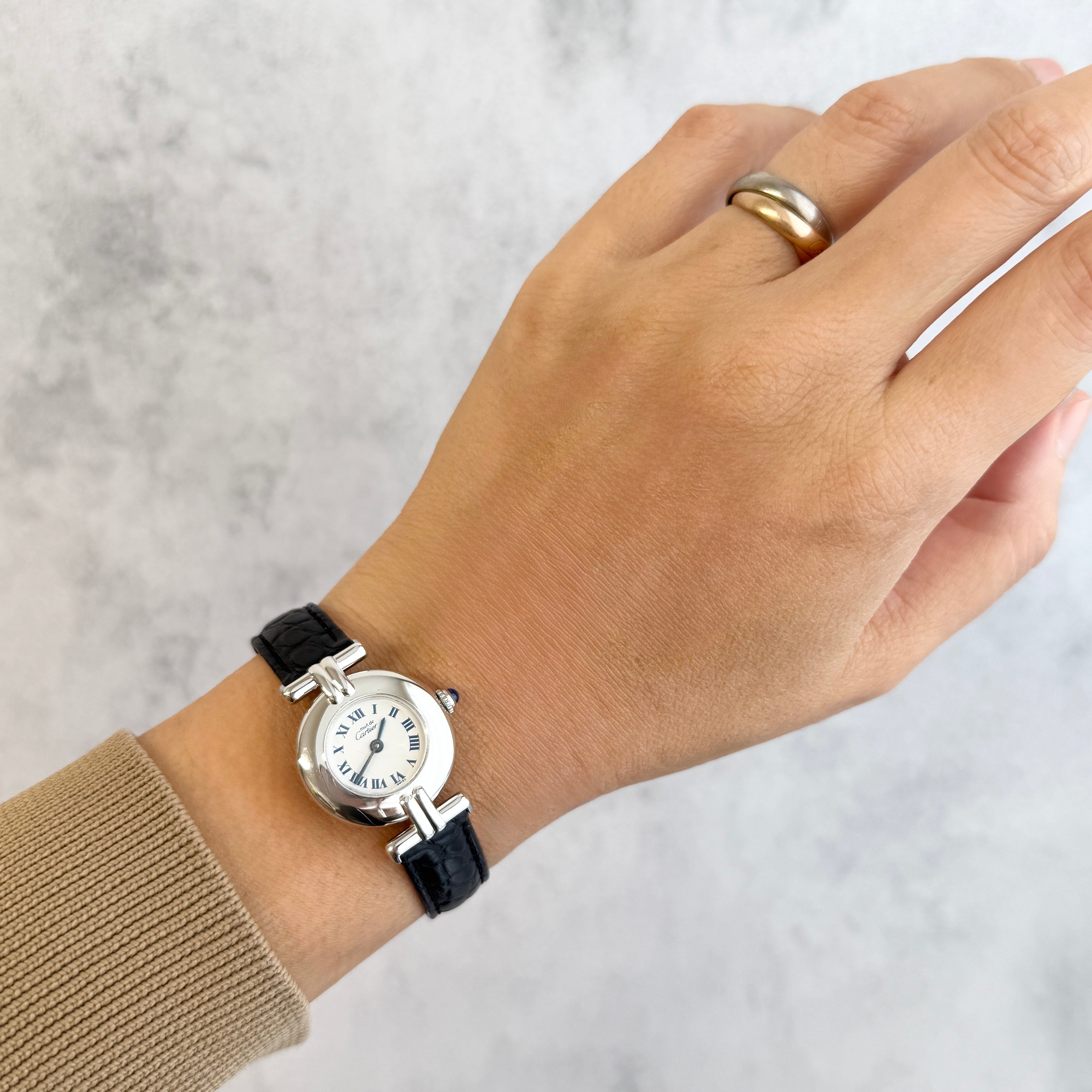 【Cartier】カルティエ マストコリゼ Silver  純正Dバックル付き