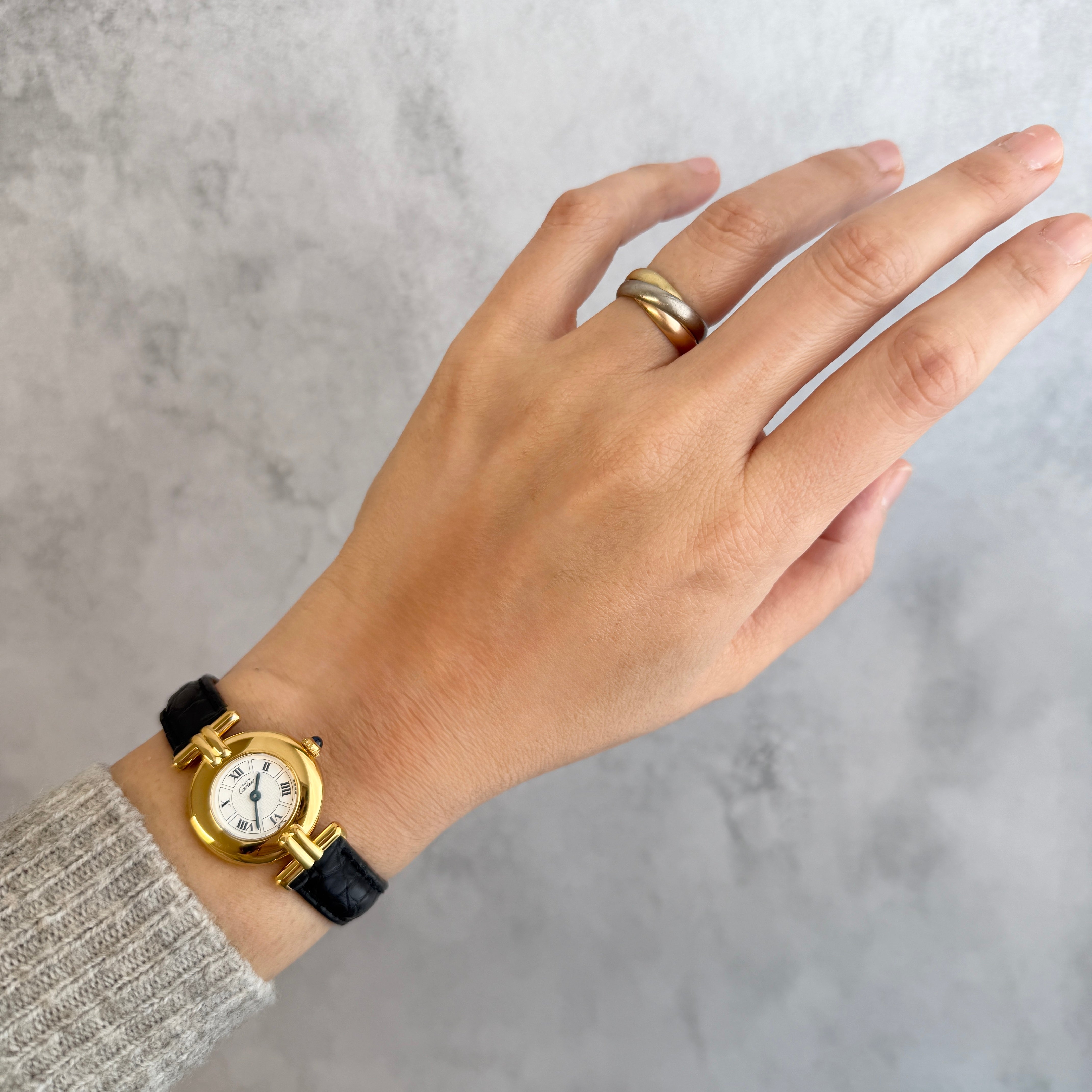 [Cartier] Cartier Must Colisee GP Flying Roman numerals with genuine D-buckle