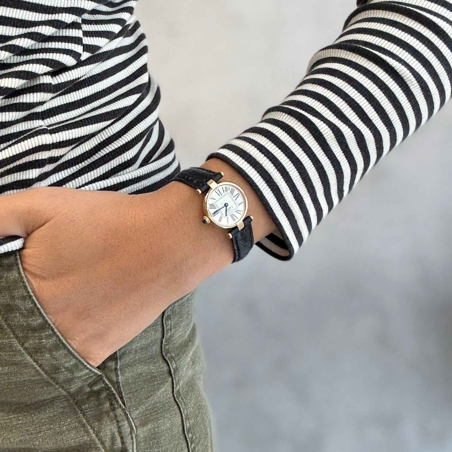 【Cartier】カルティエ マストヴァンドームSM オパラン 純正Dバックル付き