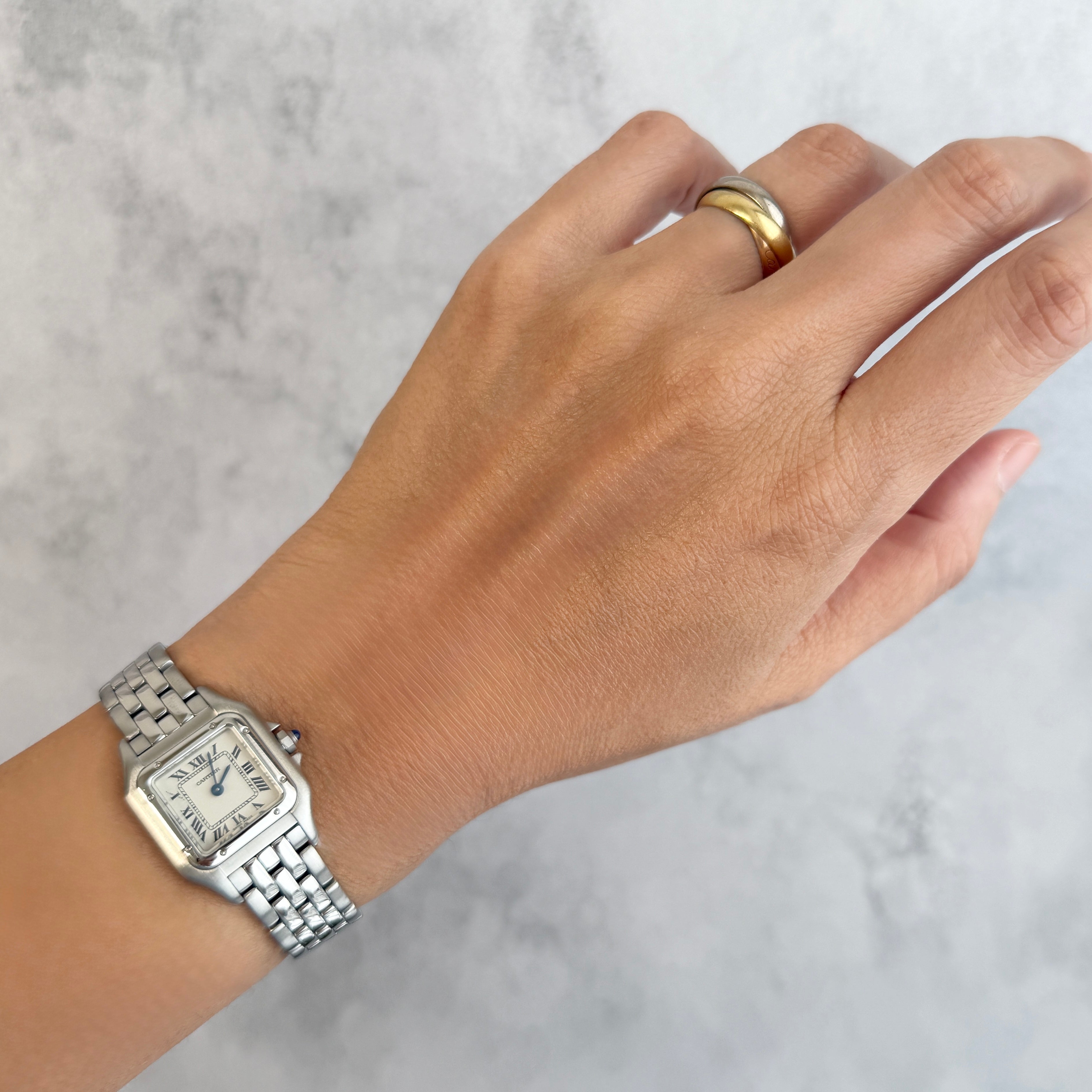 【Cartier】カルティエ パンテール SM ステンレス カルティエコンプリートサービス済み