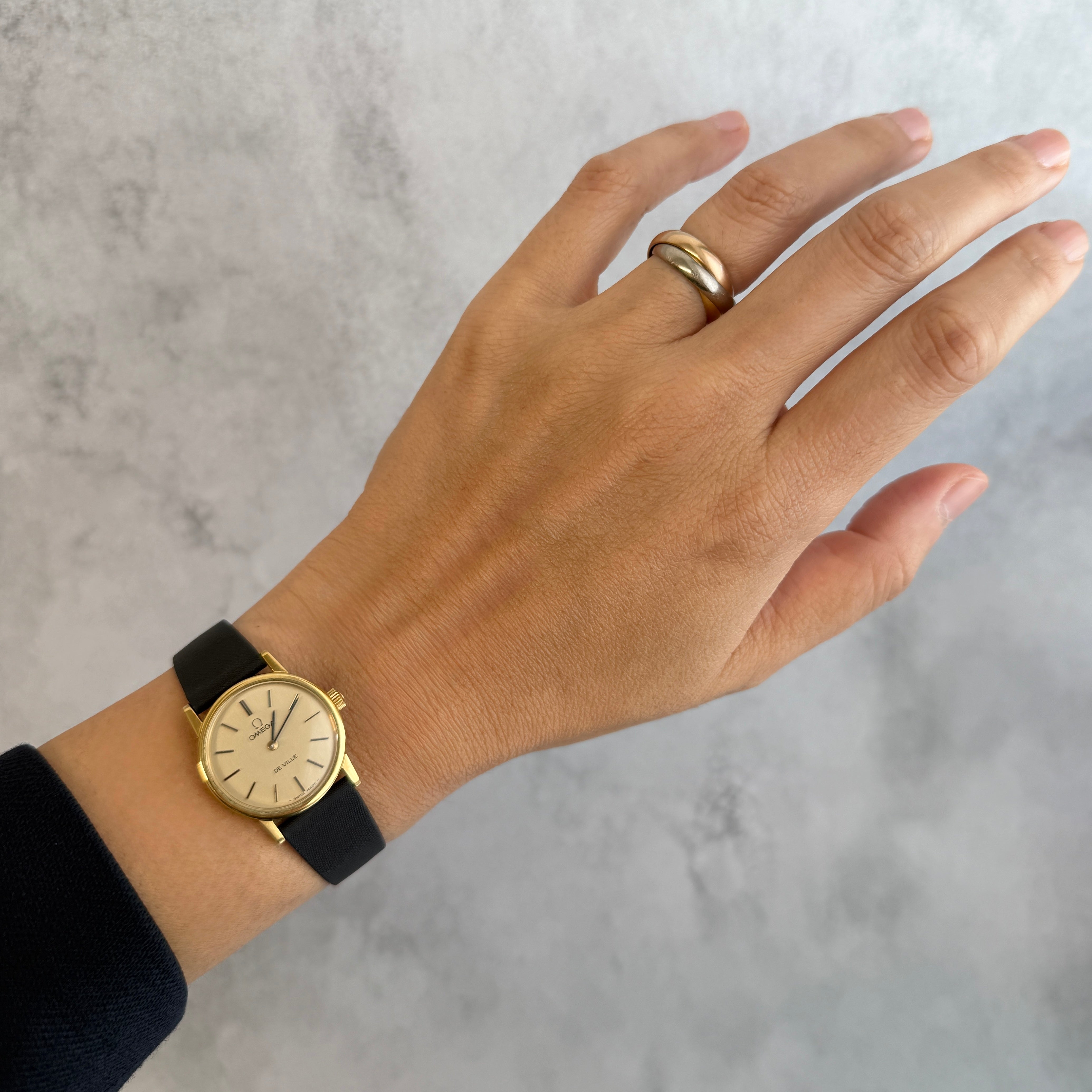 【OMEGA】オメガ デヴィル GP ラウンド Gold デッドストック