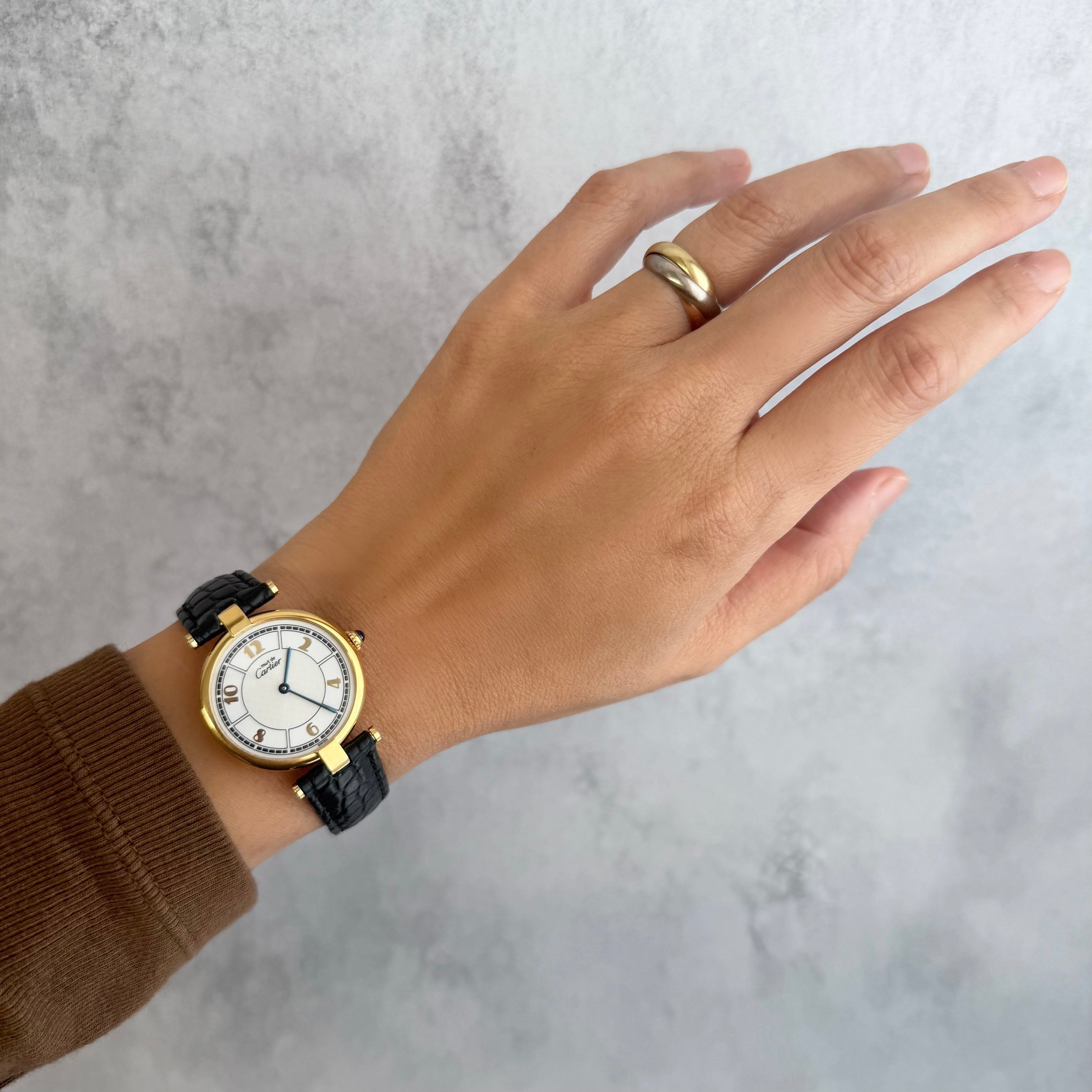 [Cartier] Cartier Must Vendôme LM Flying Arabic Watch with all accessories included