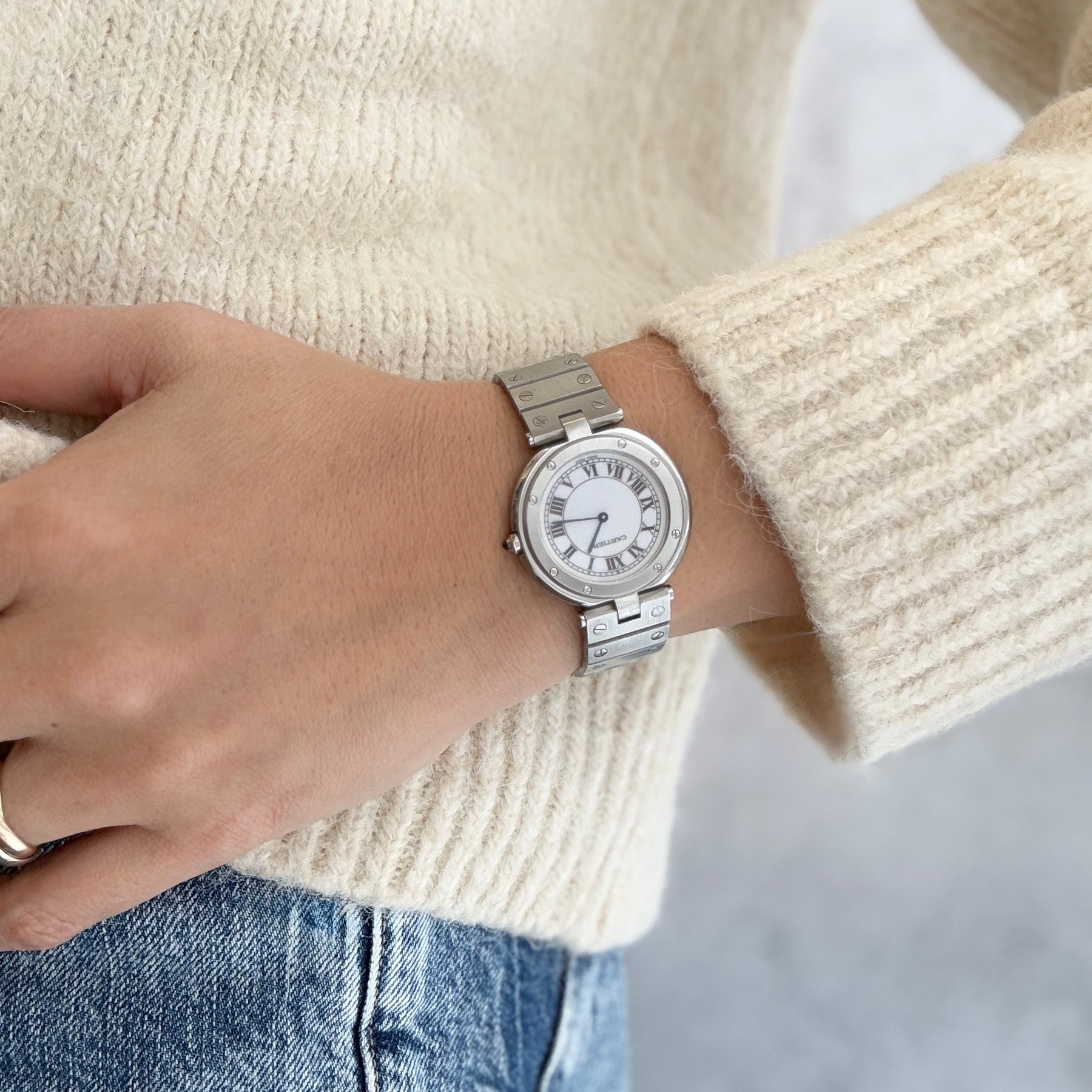 [Cartier] Cartier Santos Vendôme LM Stainless Steel with Lifetime Warranty