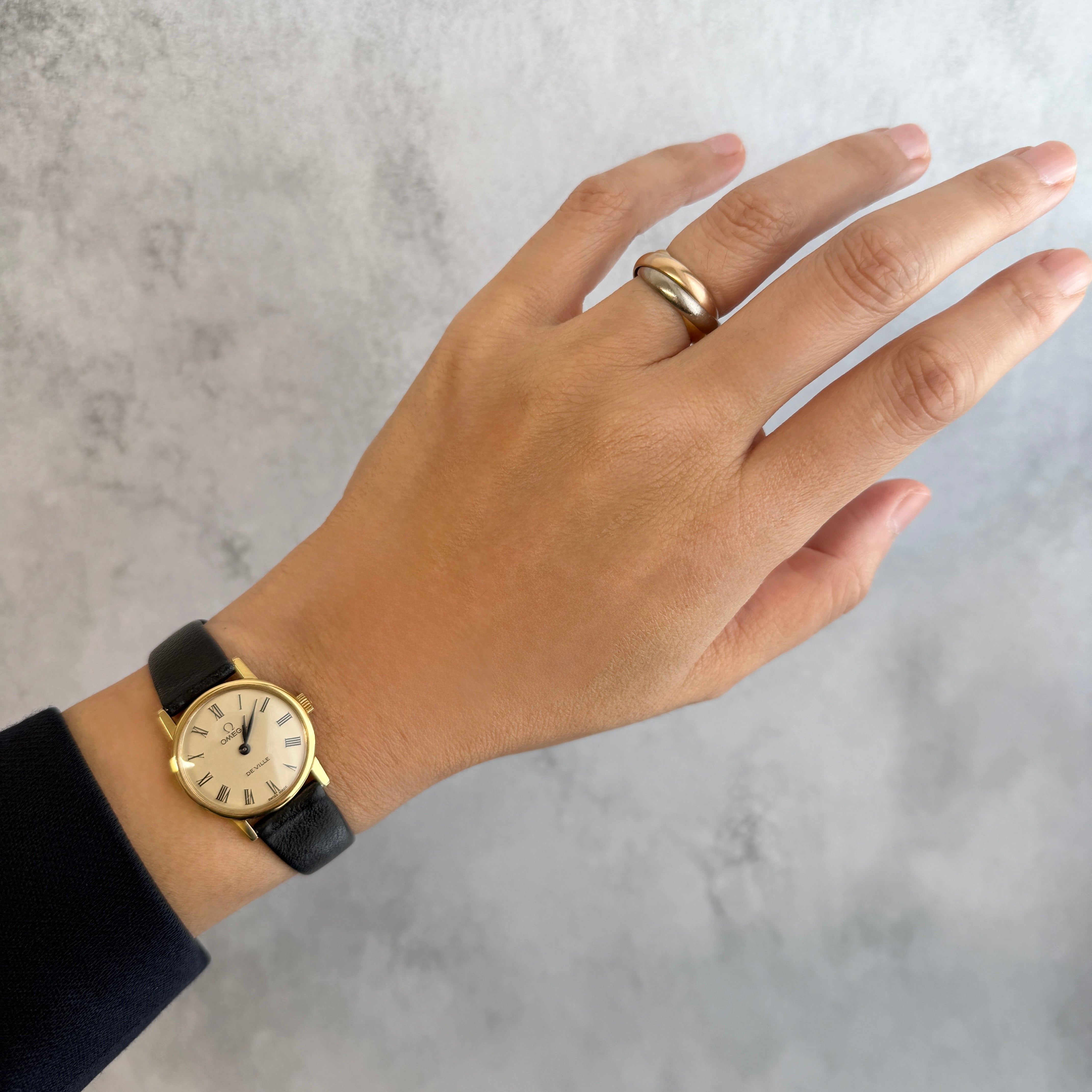 【OMEGA】オメガ デヴィル GP ラウンド Gold Roman デッドストック