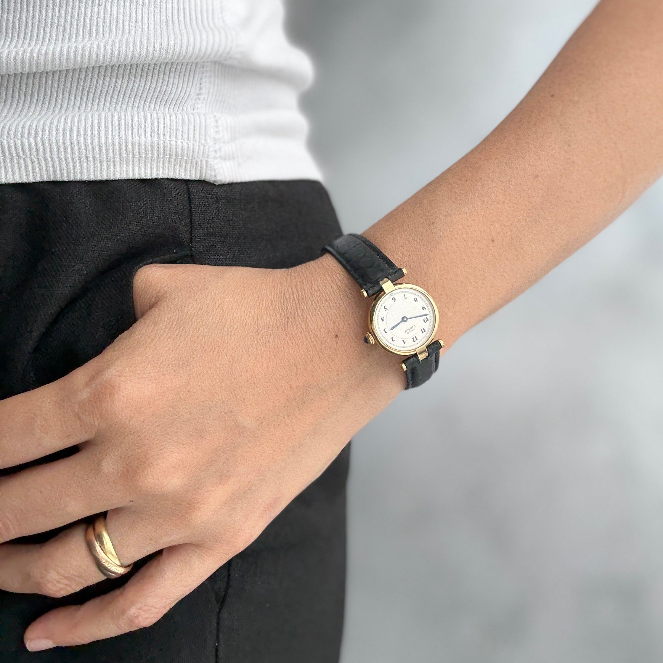 【Cartier】カルティエ マストヴァンドーム SM アラビア 純正Dバックル付き