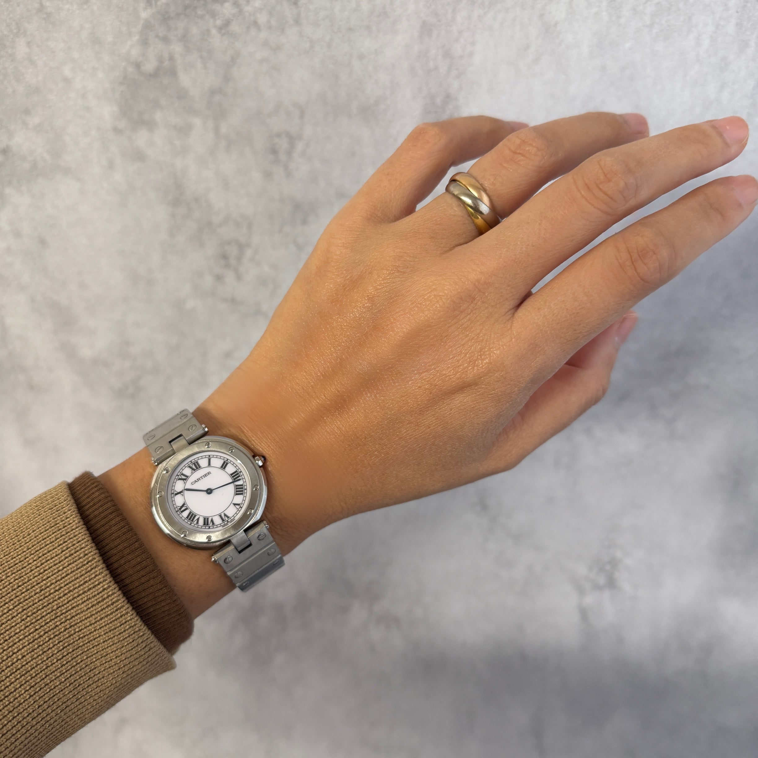 [Cartier] Cartier Santos Vendôme LM Stainless Steel Cartier Complete Service