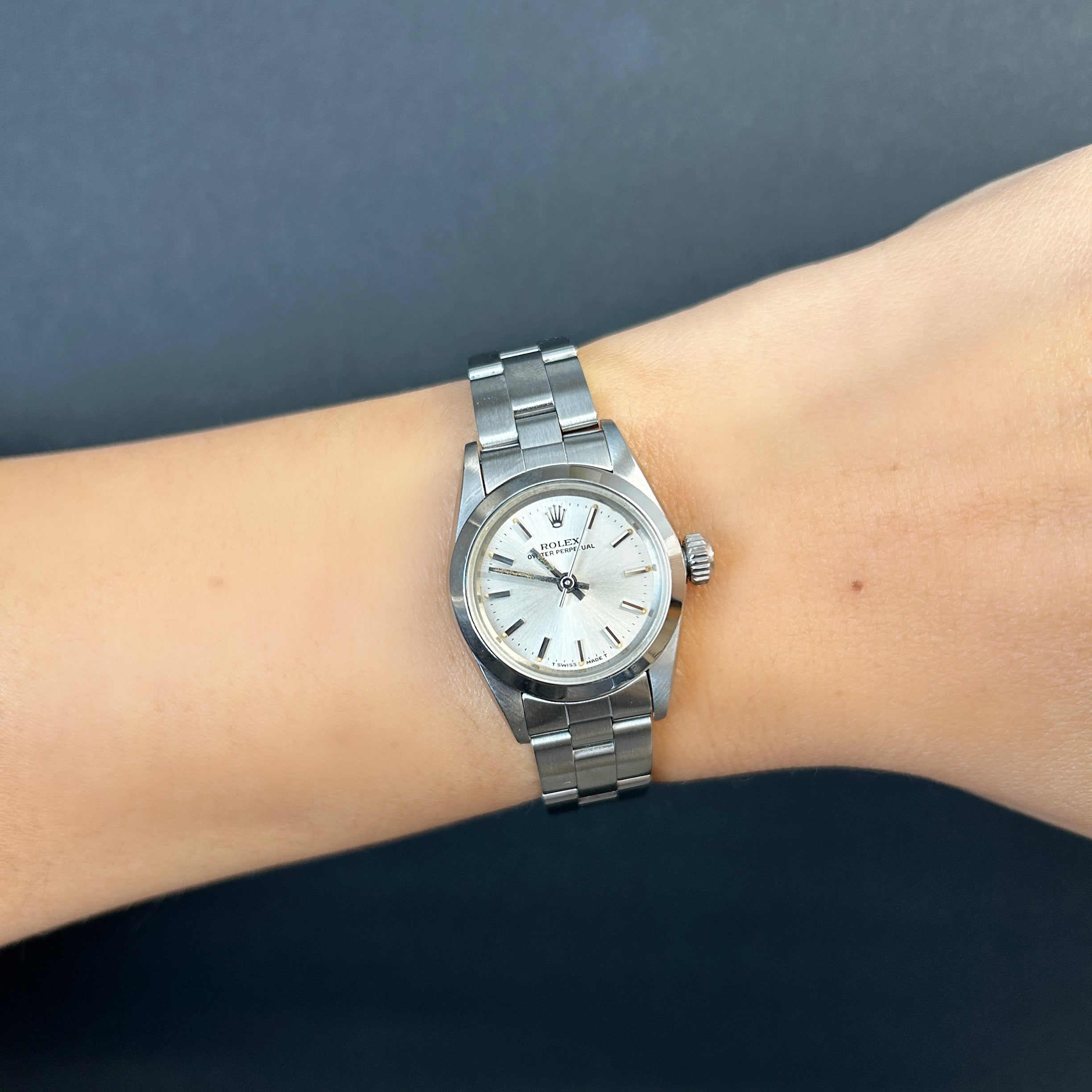 [ROLEX] Rolex Oyster Perpetual Ref.67180Silver