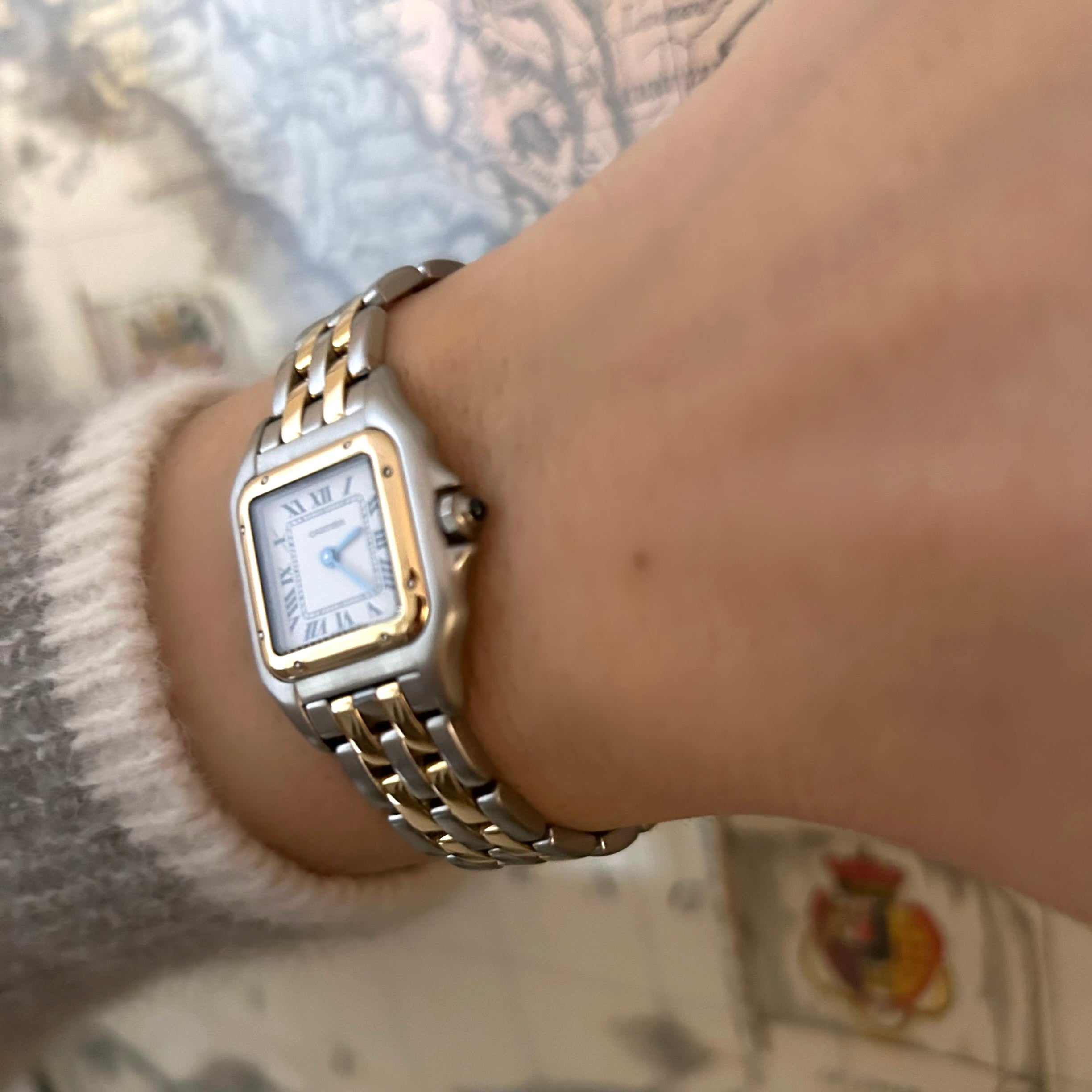 [Cartier] Cartier Panthere SM2 Row 18KYG x SS