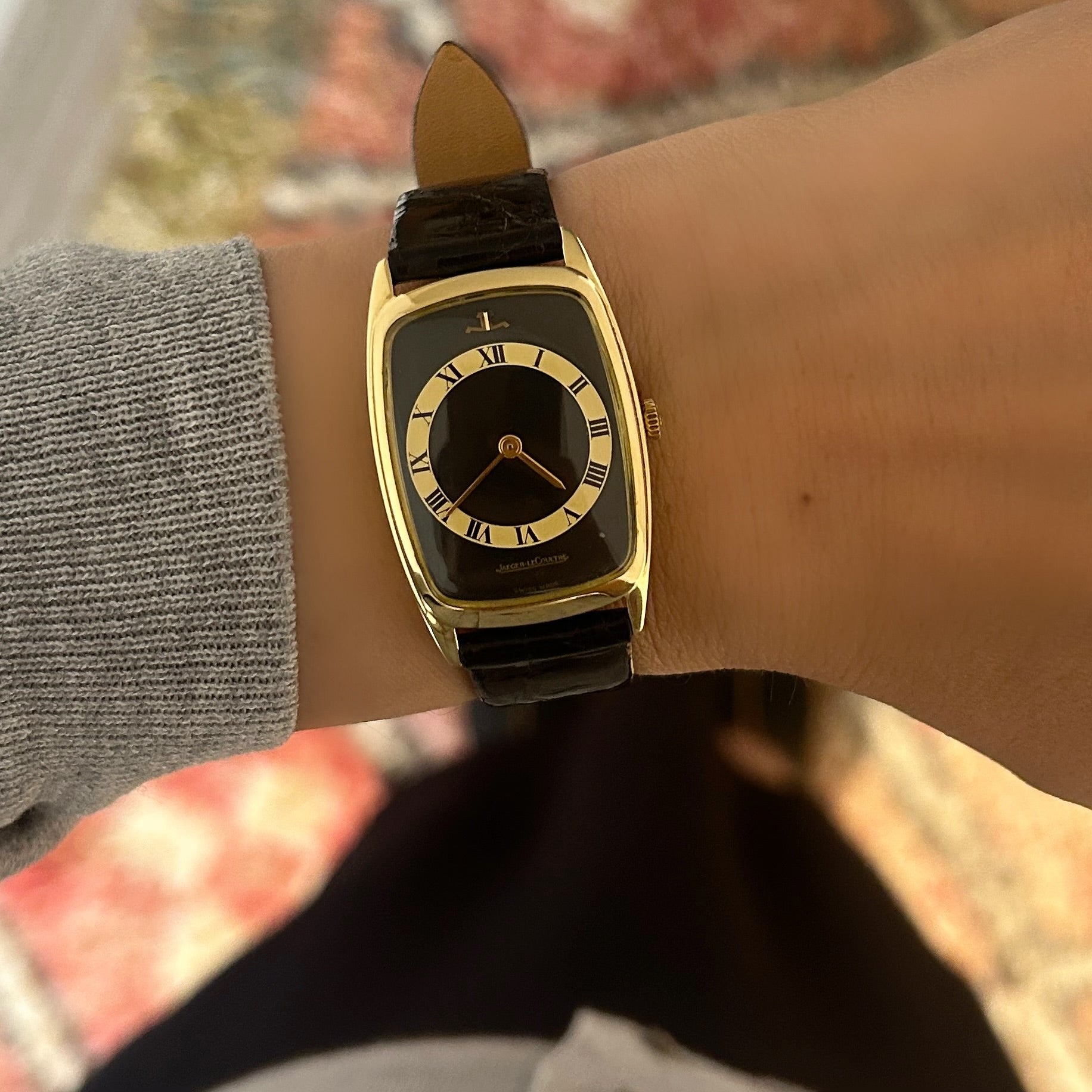 [JAEGER LE COULTRE] Jaeger-LeCoultre Vogt 18KYG Black x Gold