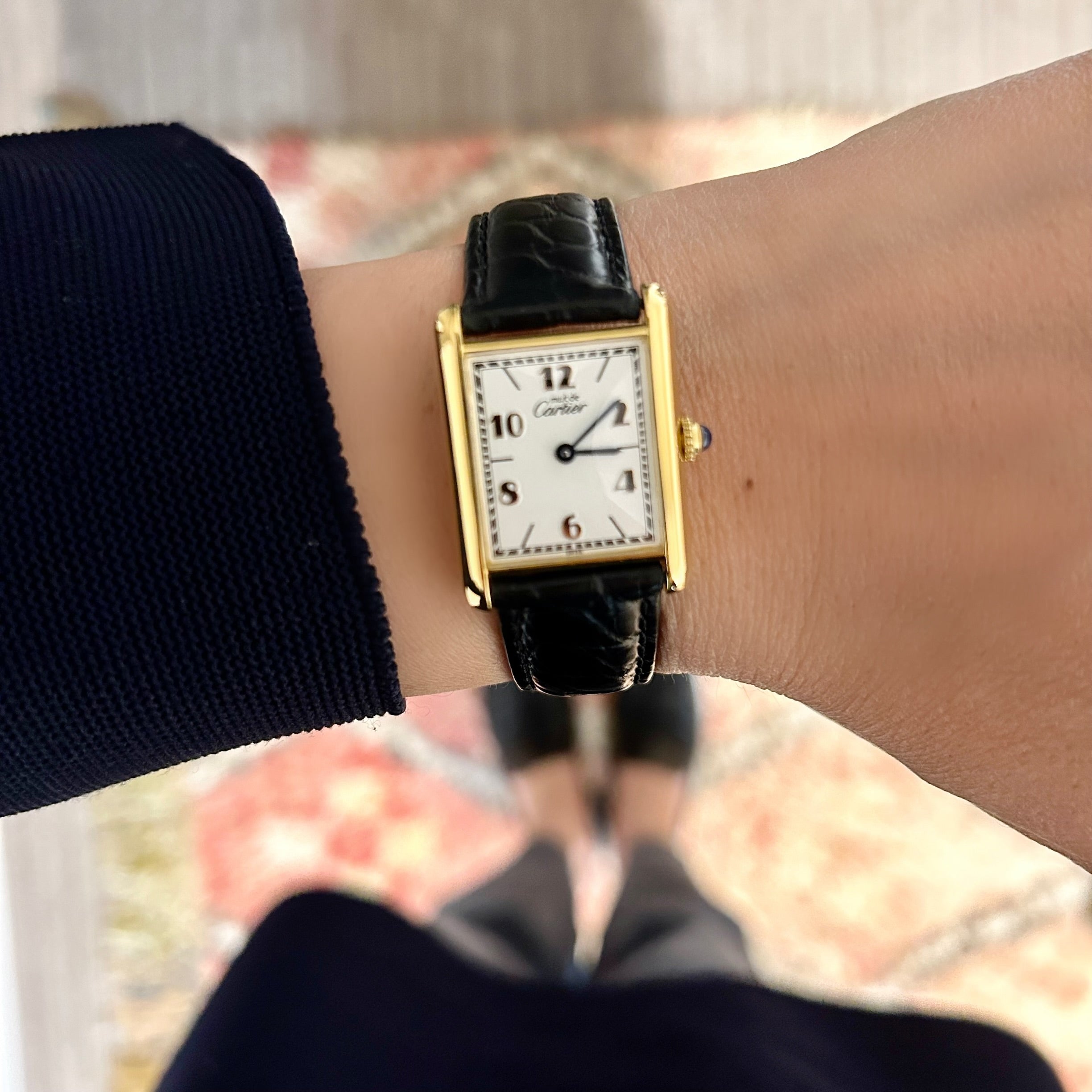 [Cartier] Cartier Must Tank LM Flying Arabia with accessories