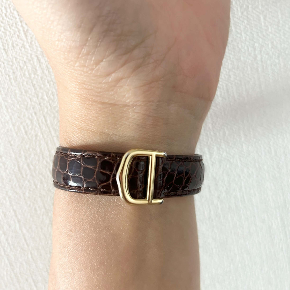 Cartier】カルティエマストタンク SM縦ローマ 純正Dバックル付き