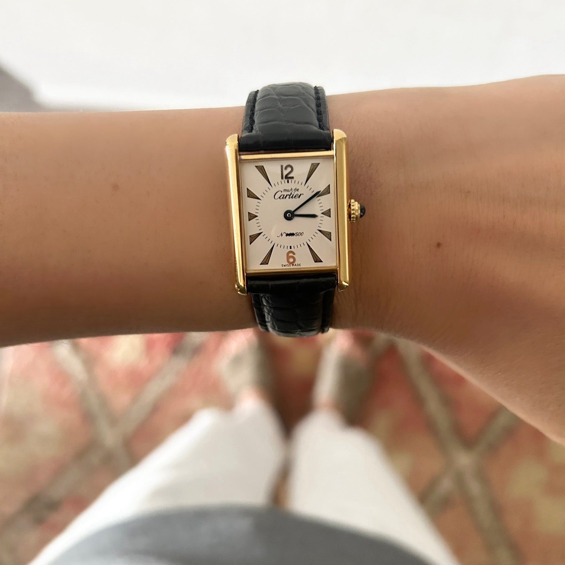 [Cartier] Cartier Must Tank LM, limited to 500 pieces worldwide, with genuine D-buckle