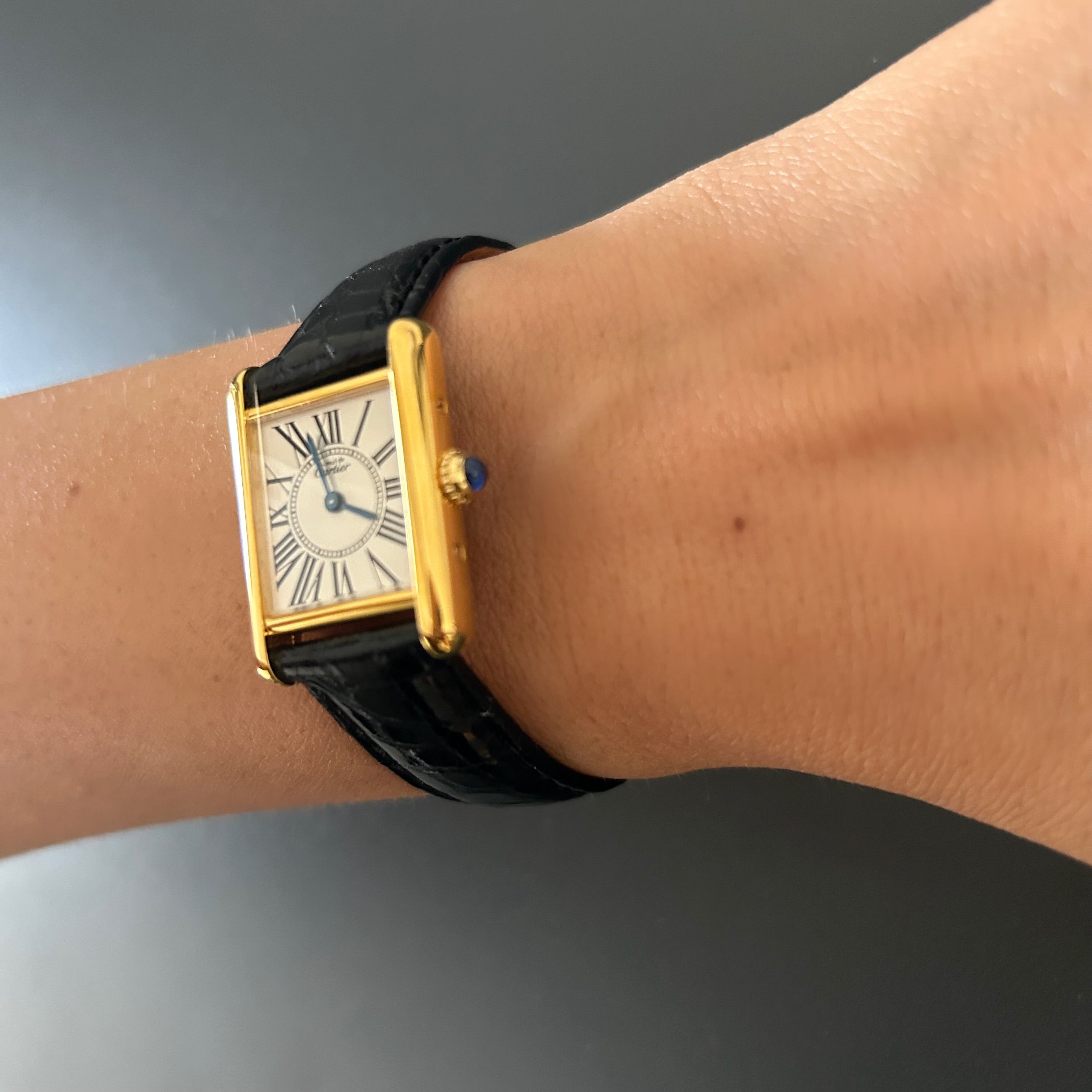 【Cartier】カルティエ<BR>マストタンク SMオパラン 付属品付き