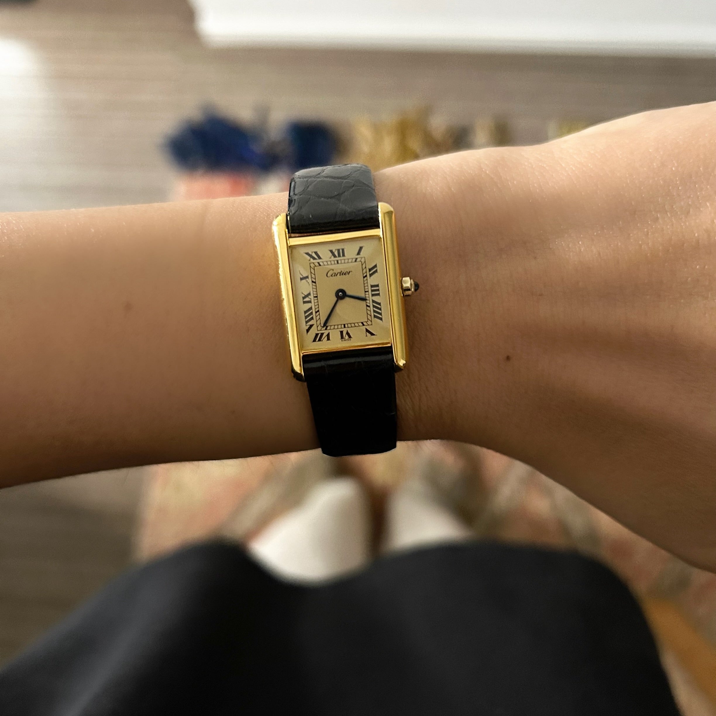 [Cartier] Cartier Must Tank SM Champagne Roma QZ