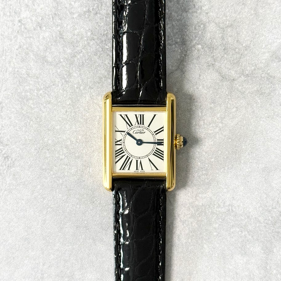 Cartier】カルティエ マストタンク SMオパラン メーカーメンテナンス済み Cartier】カルティエ マストタンク SMオパラン メーカーメンテナンス済み