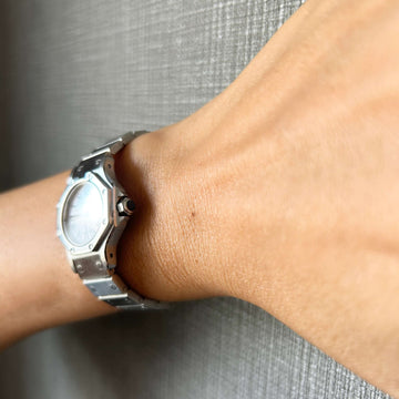 Cartier】カルティエサントスオクタゴン SMステンレス自動巻き「SWISS 