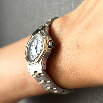 Cartier】 カルティエ 腕時計 サントス オクタゴン SM レディース（訳  