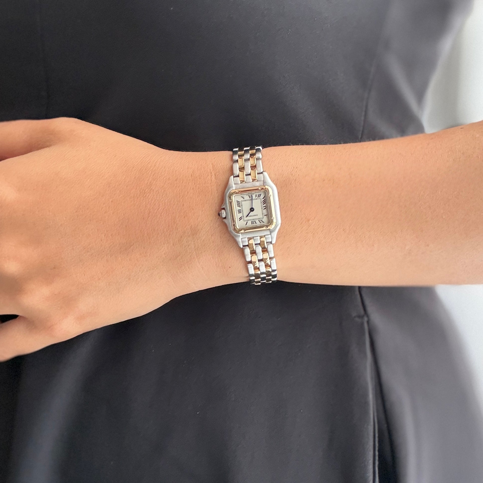 【Cartier】 Cartier Panthère SM 2rangs 18KYG x SS, Cartier Complete Service Performed