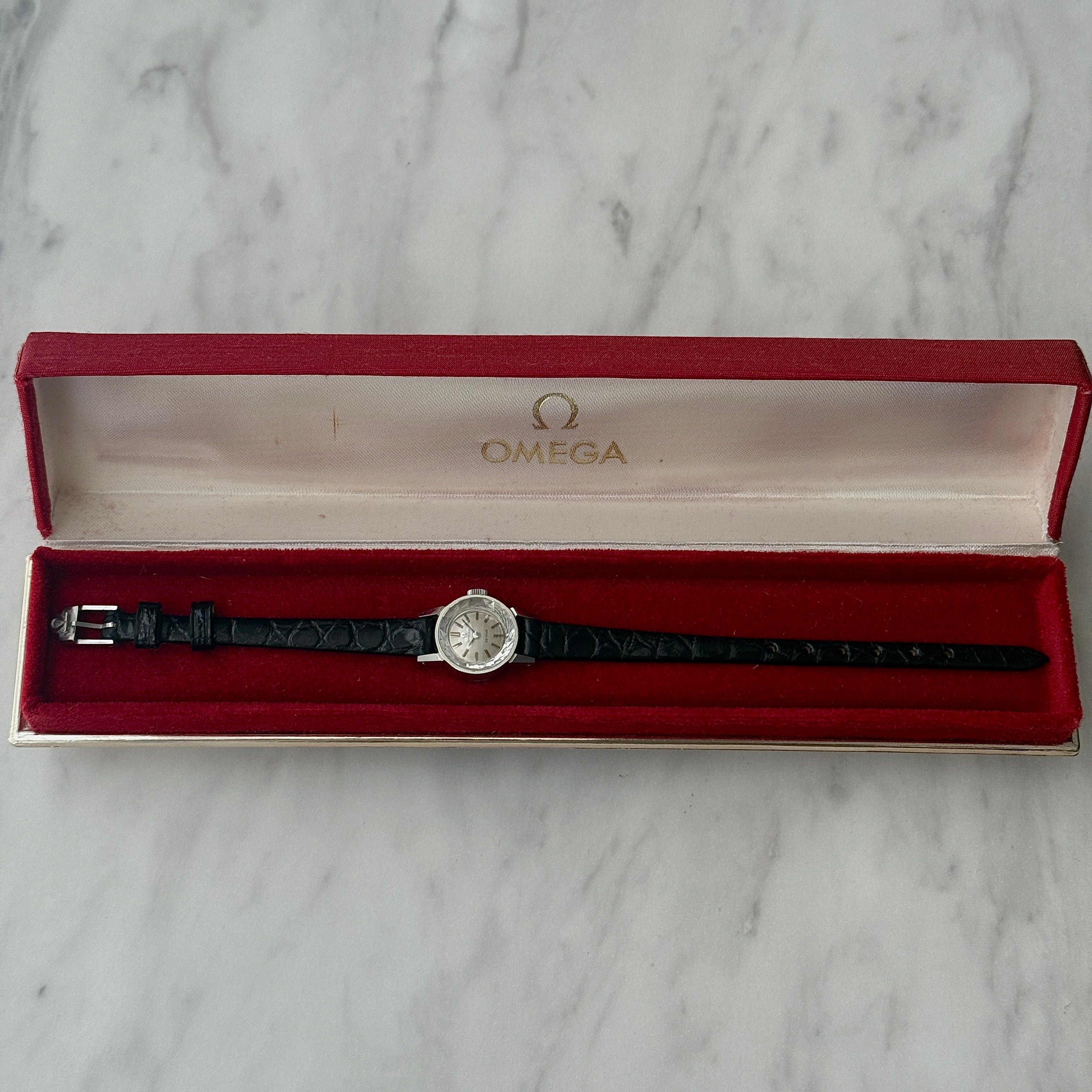 【OMEGA】オメガ デヴィル SS カットガラス デッドストック