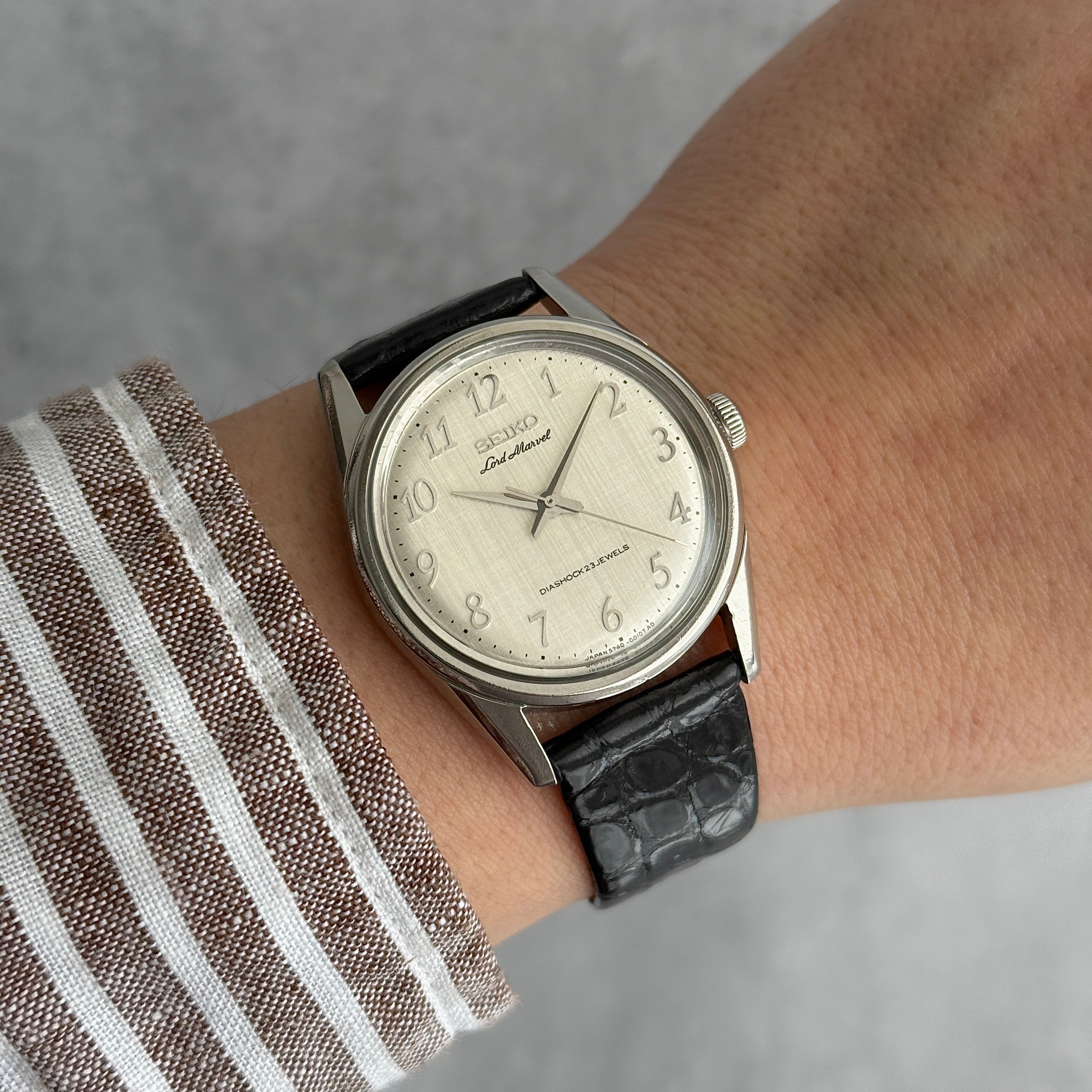 [SEIKO] Seiko Lord Marvel SS Arabia 5740-8000 with genuine buckle