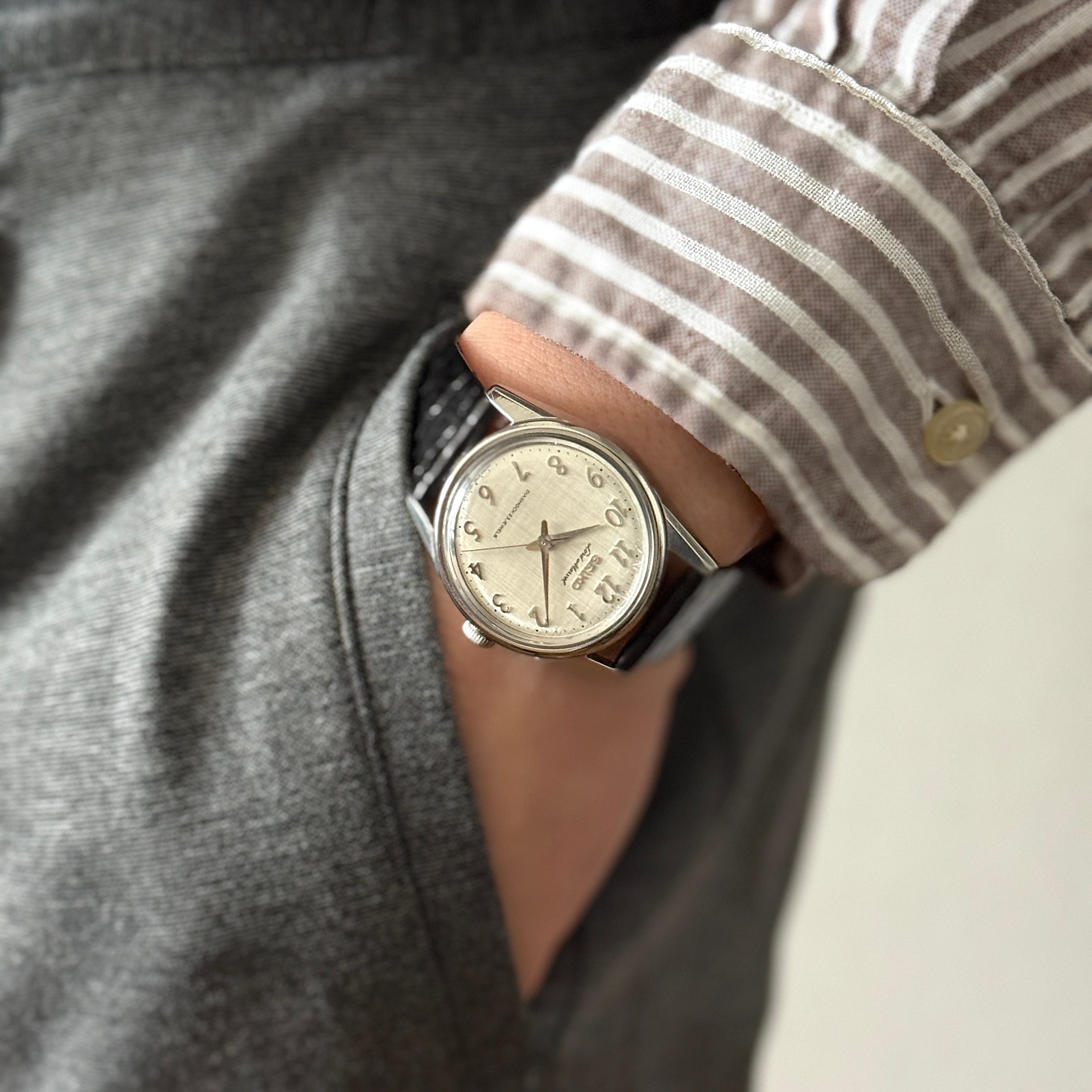 [SEIKO] Seiko Lord Marvel SS Arabia 5740-8000 with genuine buckle